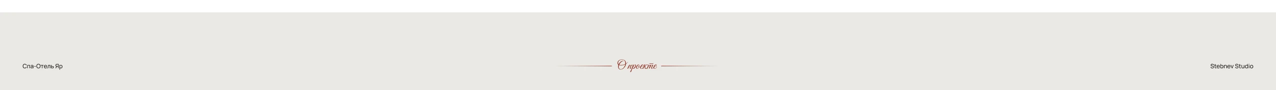 СПА-ОТЕЛЬ ЯР — Изображение №1 — Интерфейсы, Анимация на Dprofile