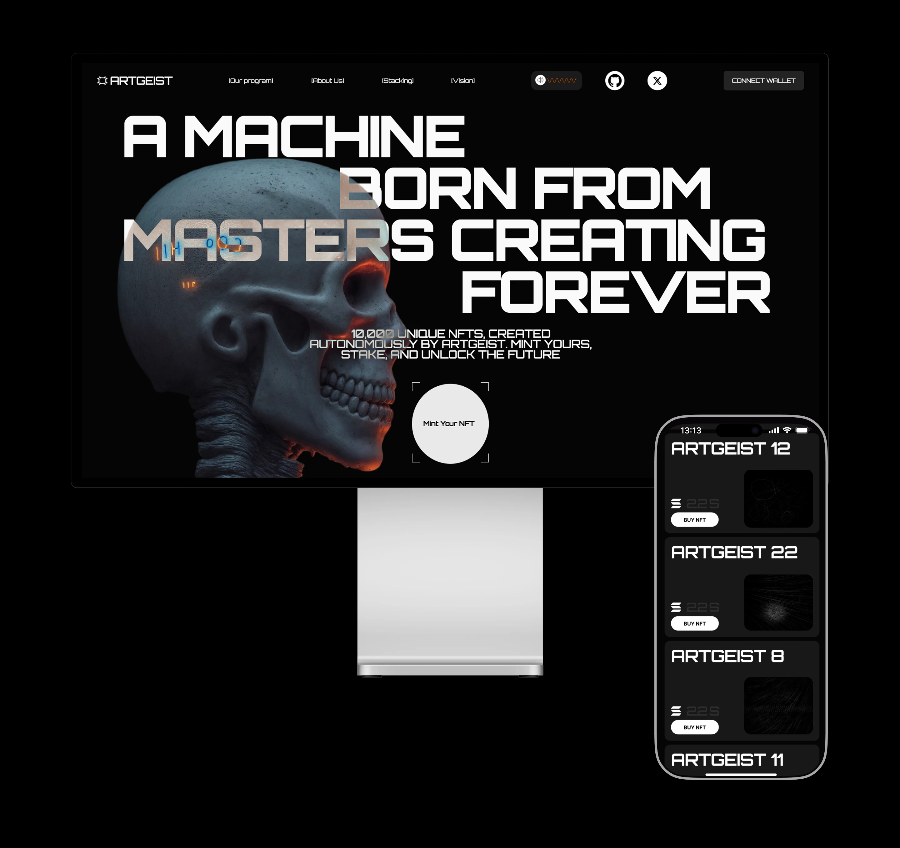 Artgeist | Commercial Project — Изображение №3 — Интерфейсы, 3D на Dprofile