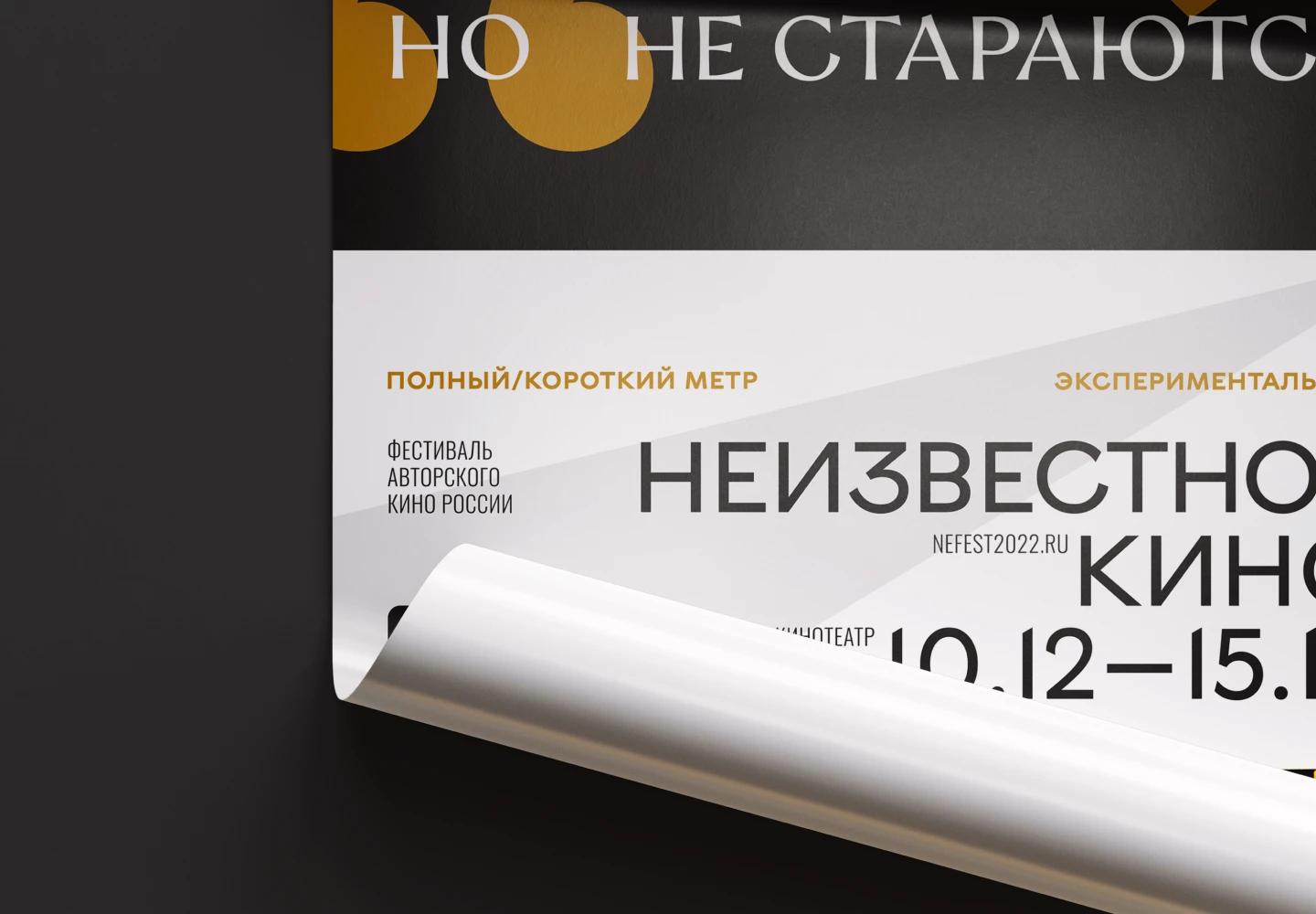 Фестиваль «Неизвестное кино» {2022} — Изображение №11 — Брендинг, Графика на Dprofile