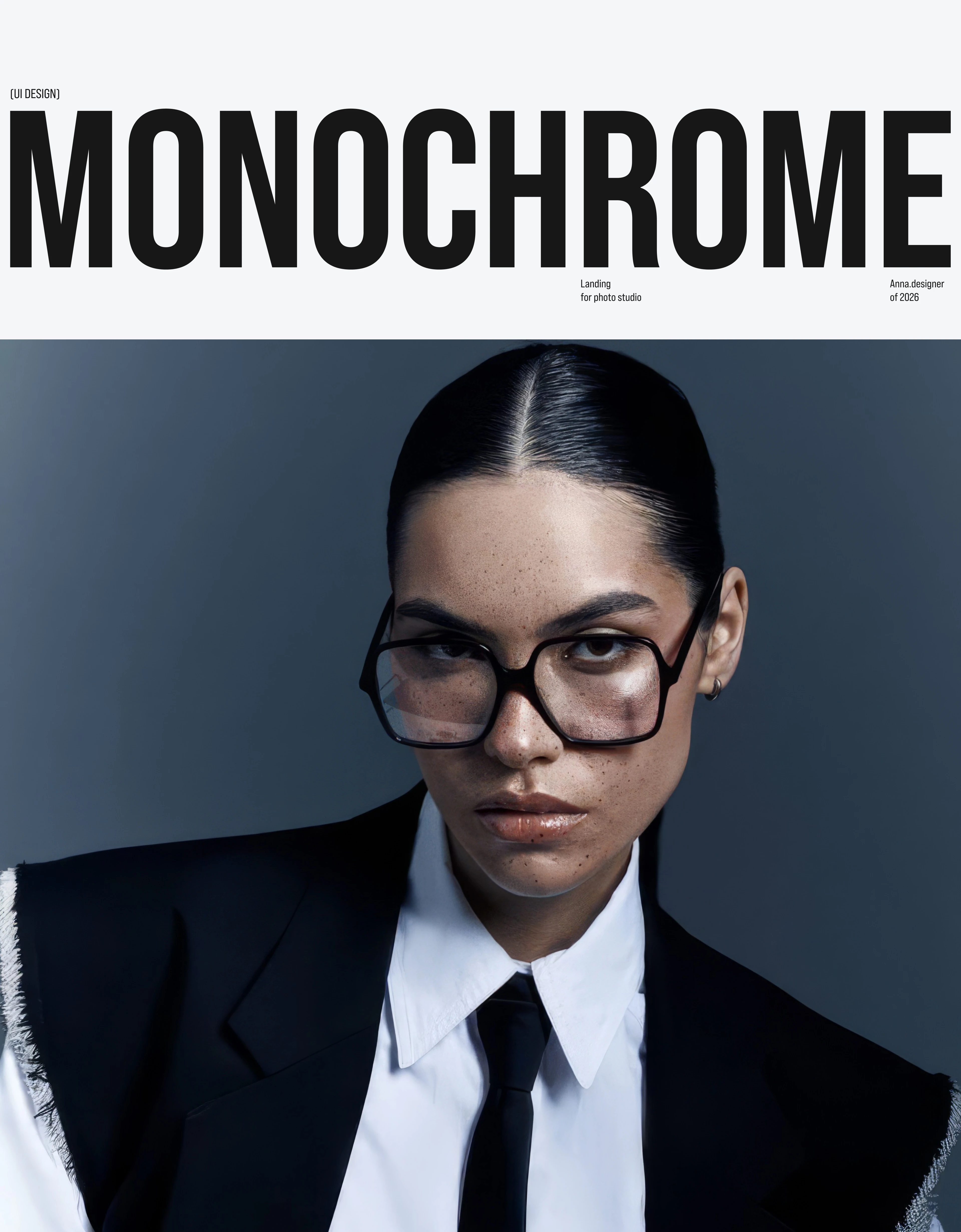MONOCHROME | UI DESIGN | САЙТ ДЛЯ ФОТО-СТУДИИ — Изображение №1 — Интерфейсы на Dprofile