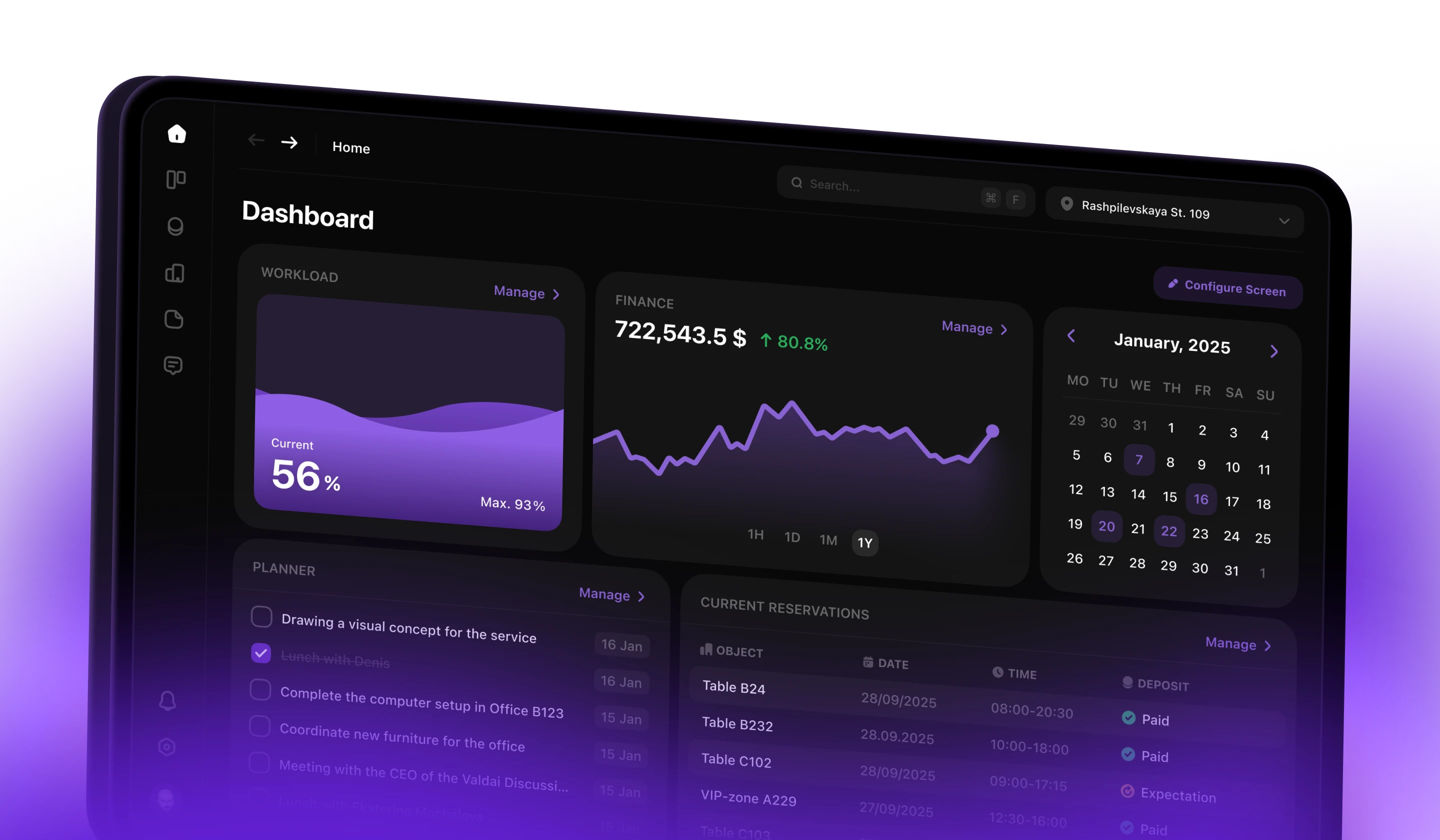 Rentier – SaaS UX/UI Design — Изображение №1 — Интерфейсы на Dprofile