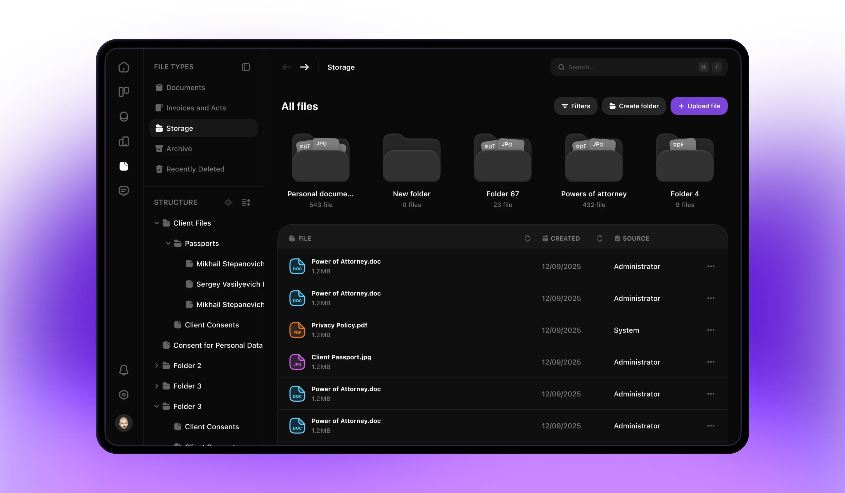 Rentier – SaaS UX/UI Design — Изображение №17 — Интерфейсы на Dprofile