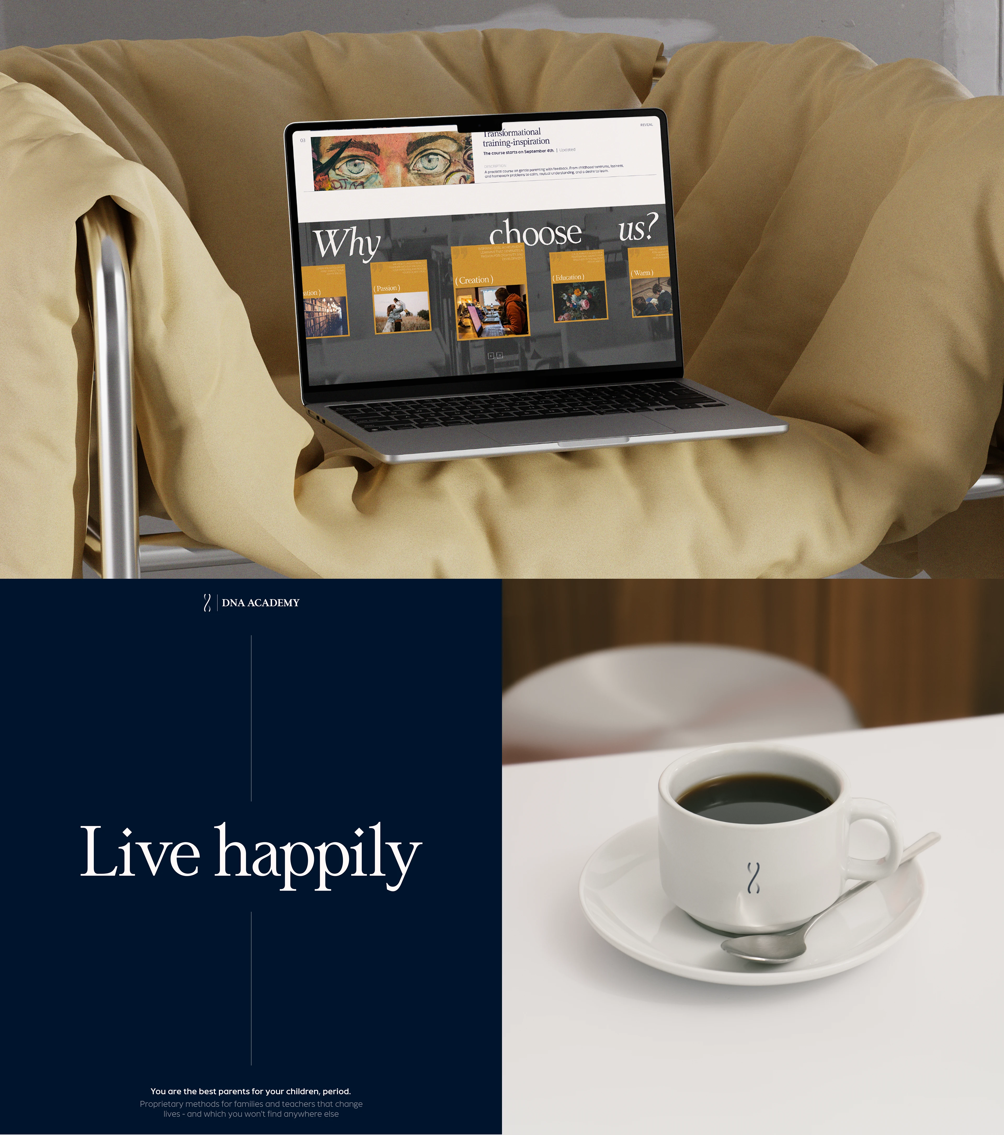 DNA ACADEMY | Rebranding project — Изображение №9 — Интерфейсы, Брендинг на Dprofile