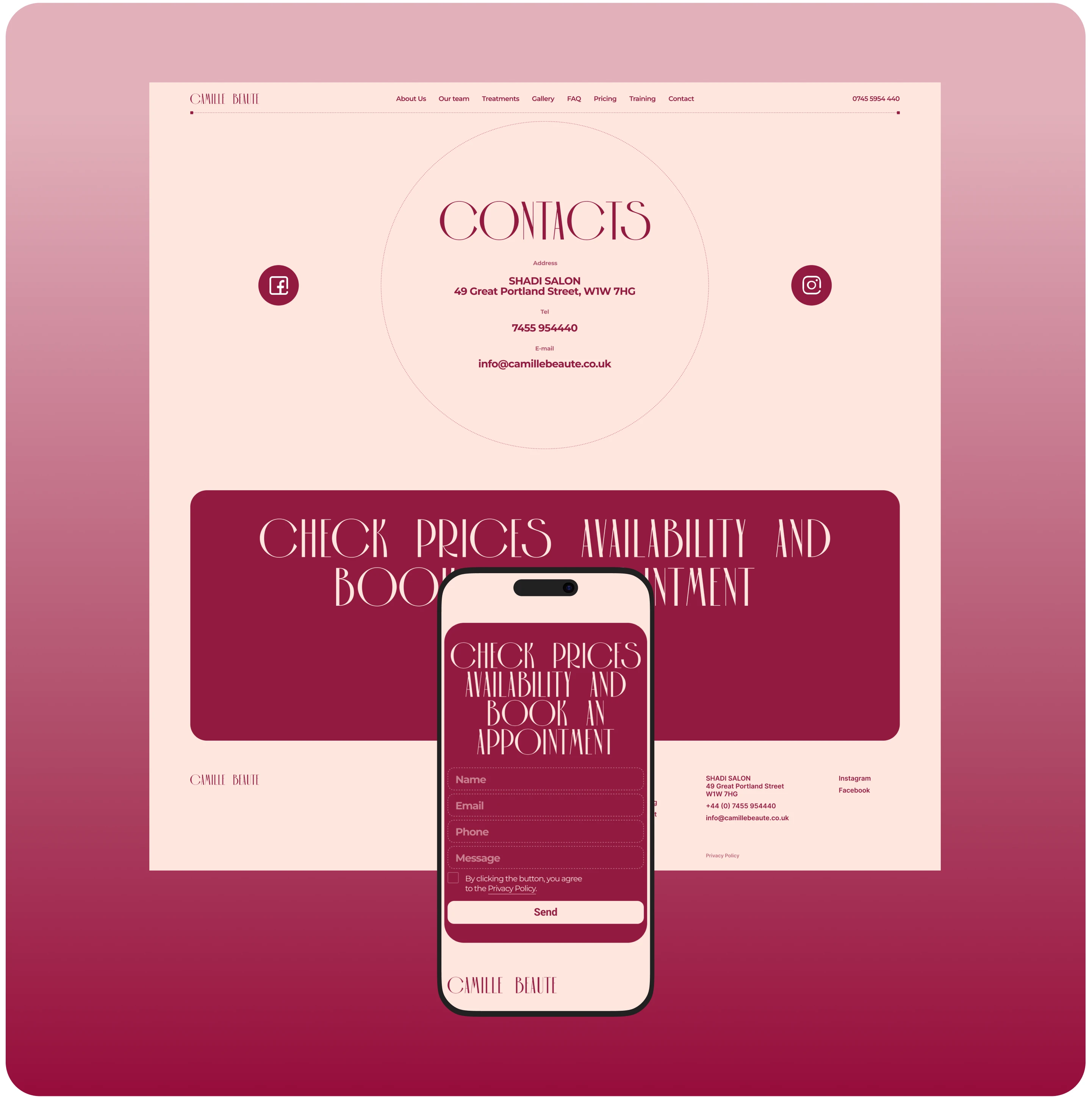 Студия микроблейдинга | Корпоративный сайт — Изображение №8 — Интерфейсы на Dprofile