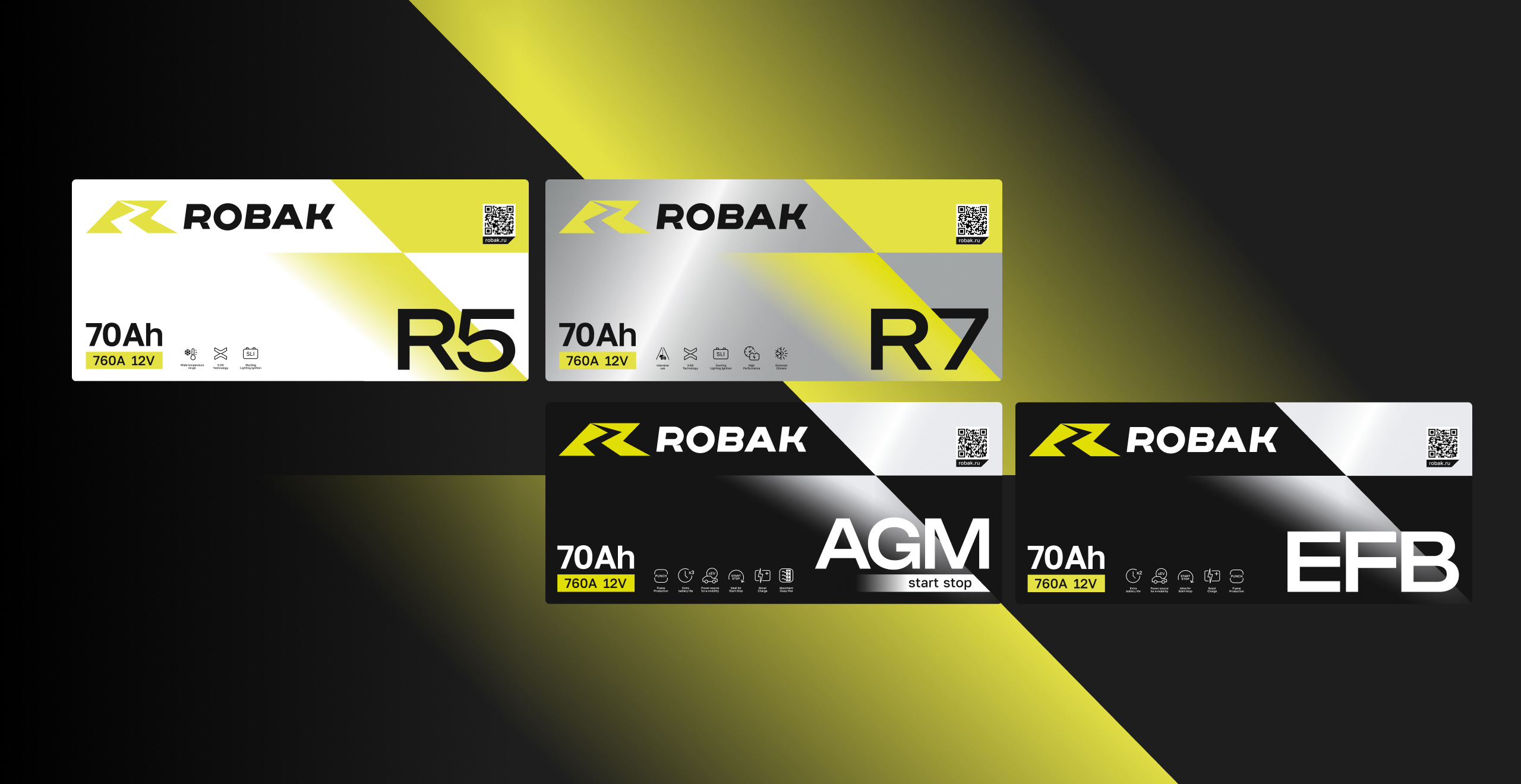 Robak. Автоаккумуляторы — Изображение №15 — Брендинг на Dprofile