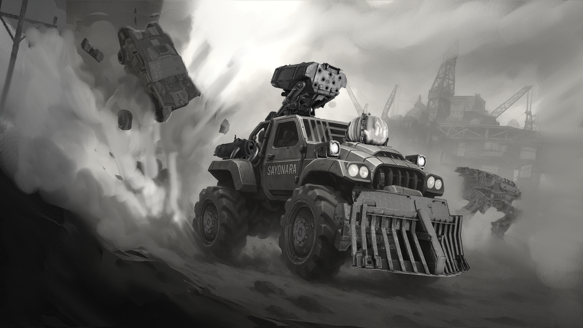 Crossout: пепел пустошей (фан-арт) — Изображение №4 — Иллюстрация на Dprofile