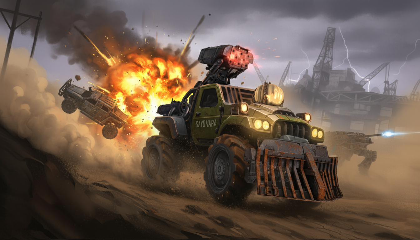 Crossout: пепел пустошей (фан-арт) — Изображение №5 — Иллюстрация на Dprofile