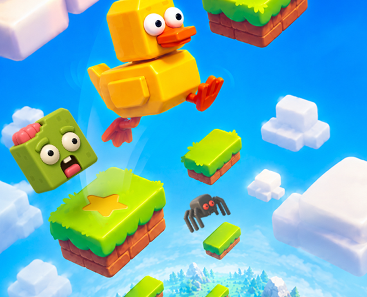 Мобильная игра TOP HOP — Иллюстрация, Анимация на Dprofile