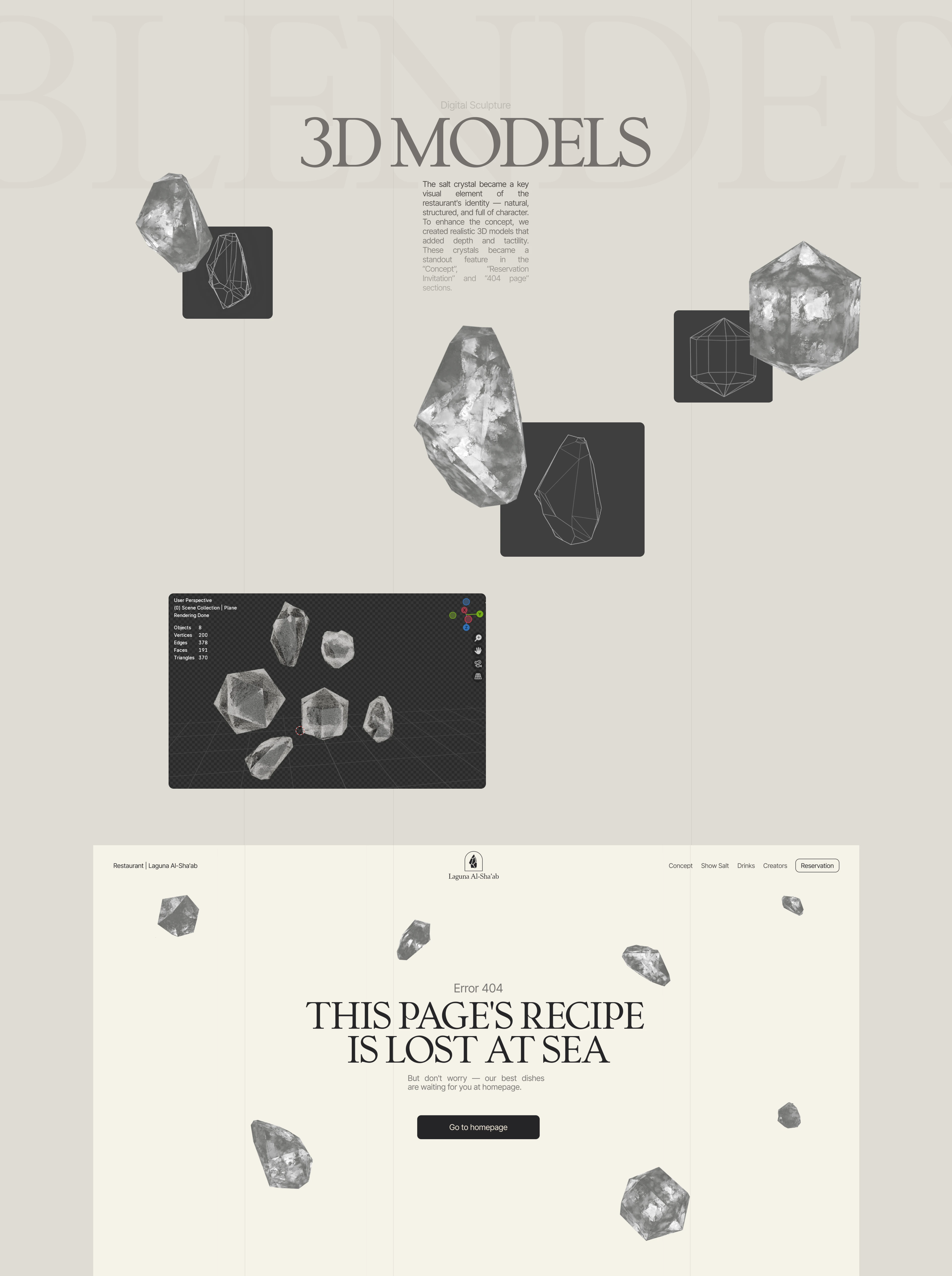 Restaurant website | UI/UX Design & Motion Design — Изображение №4 — Интерфейсы, Анимация на Dprofile