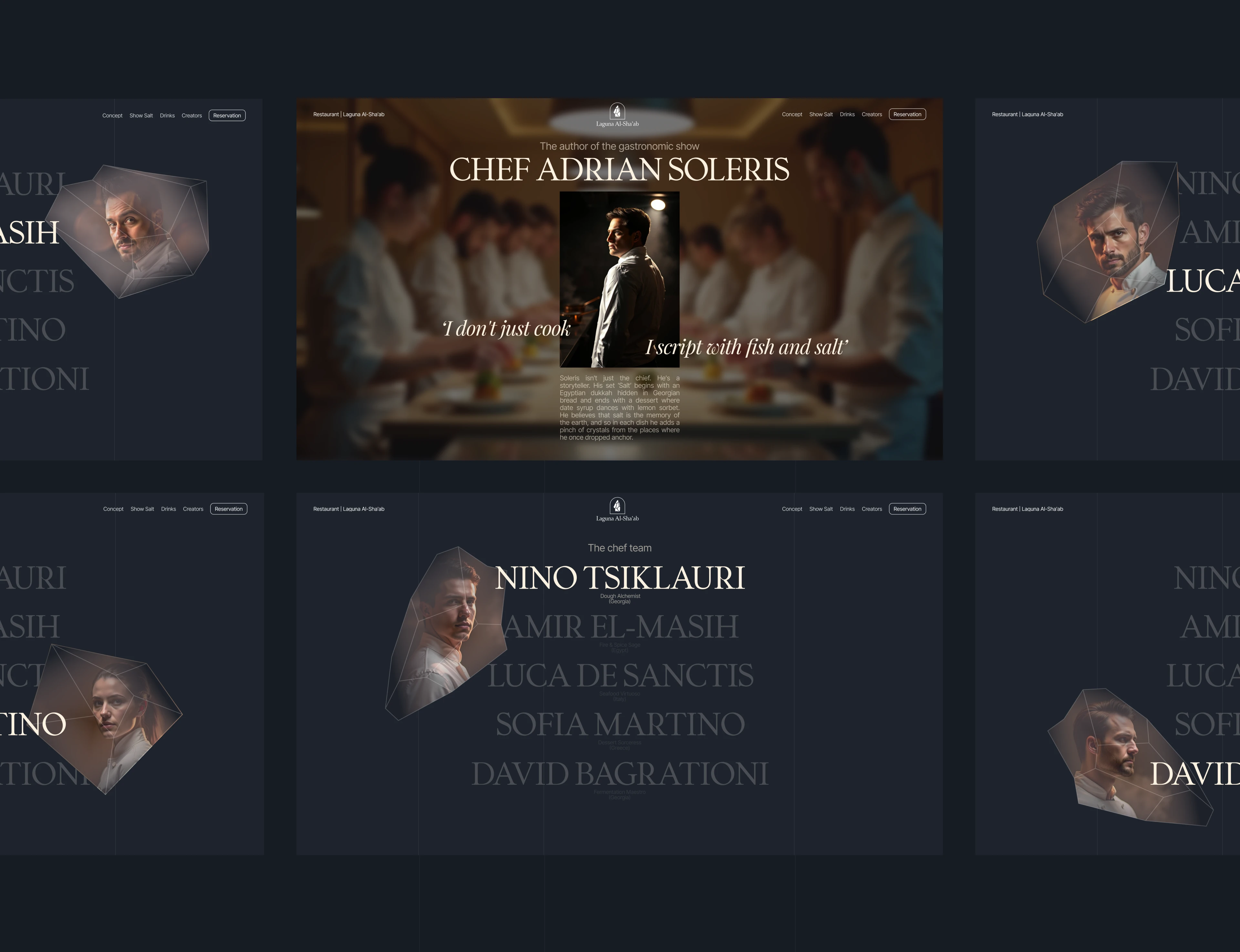 Restaurant website | UI/UX Design & Motion Design — Изображение №12 — Интерфейсы, Анимация на Dprofile