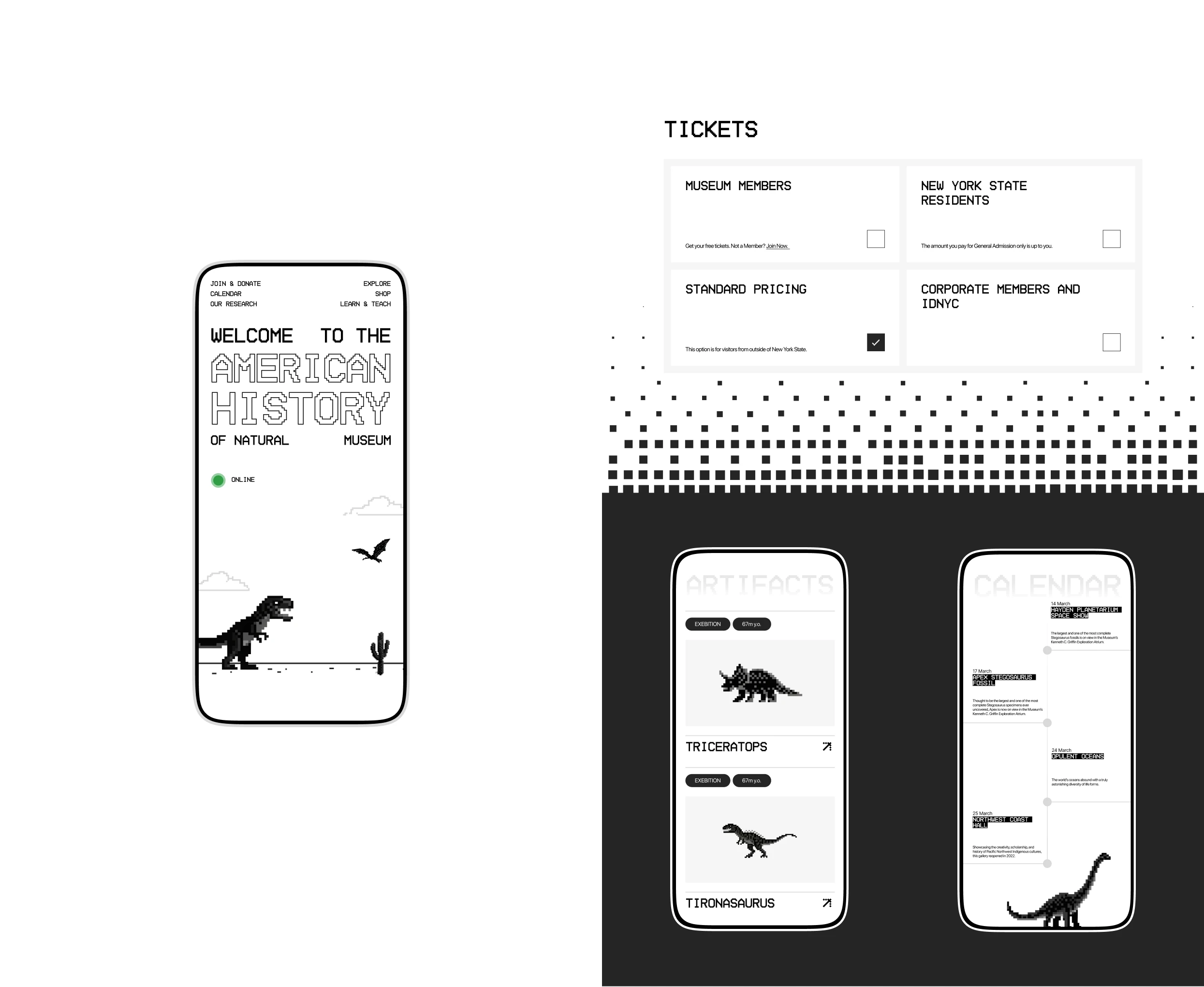 American Museum of Natural History | Website — Изображение №5 — Интерфейсы, Иллюстрация на Dprofile