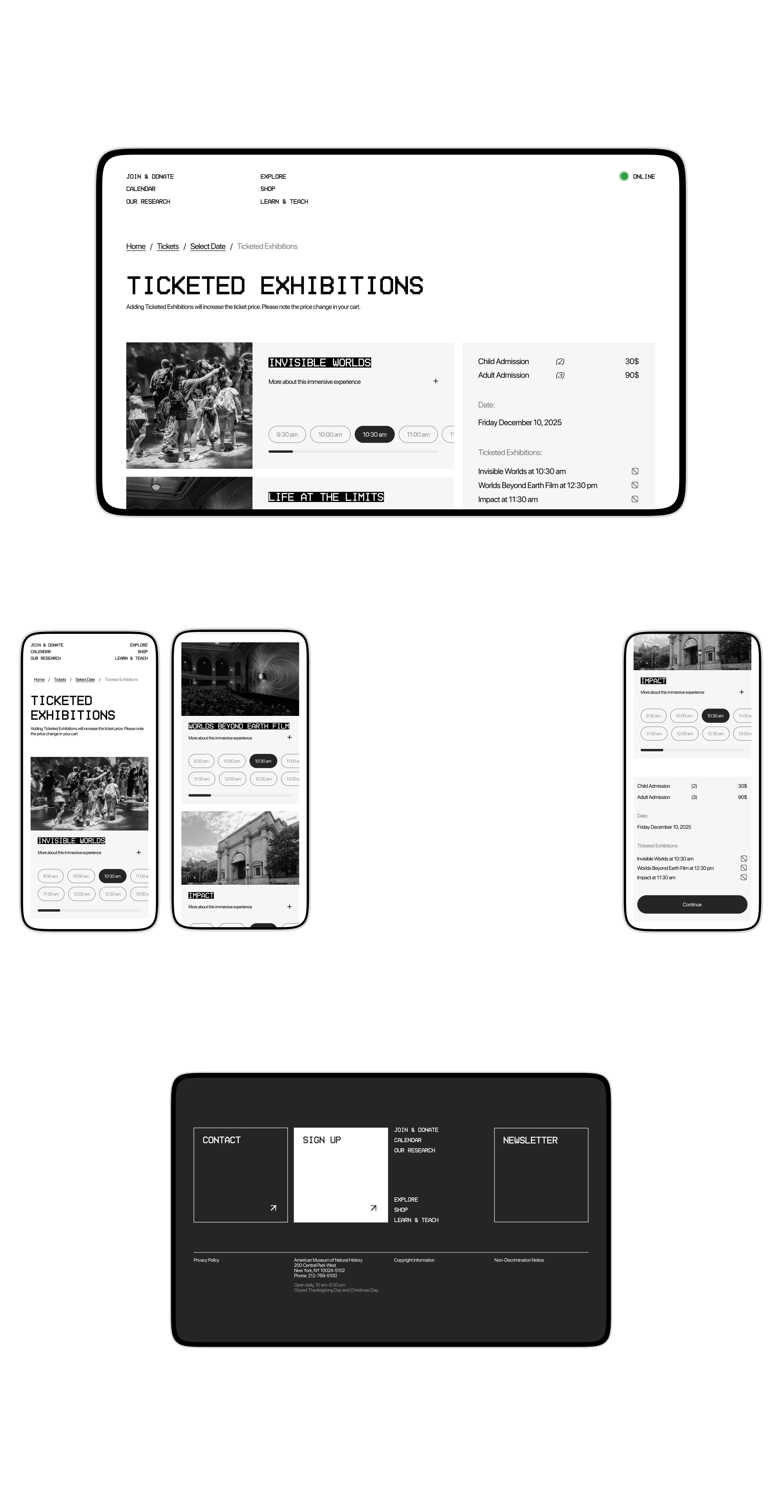 American Museum of Natural History | Website — Изображение №6 — Интерфейсы, Иллюстрация на Dprofile