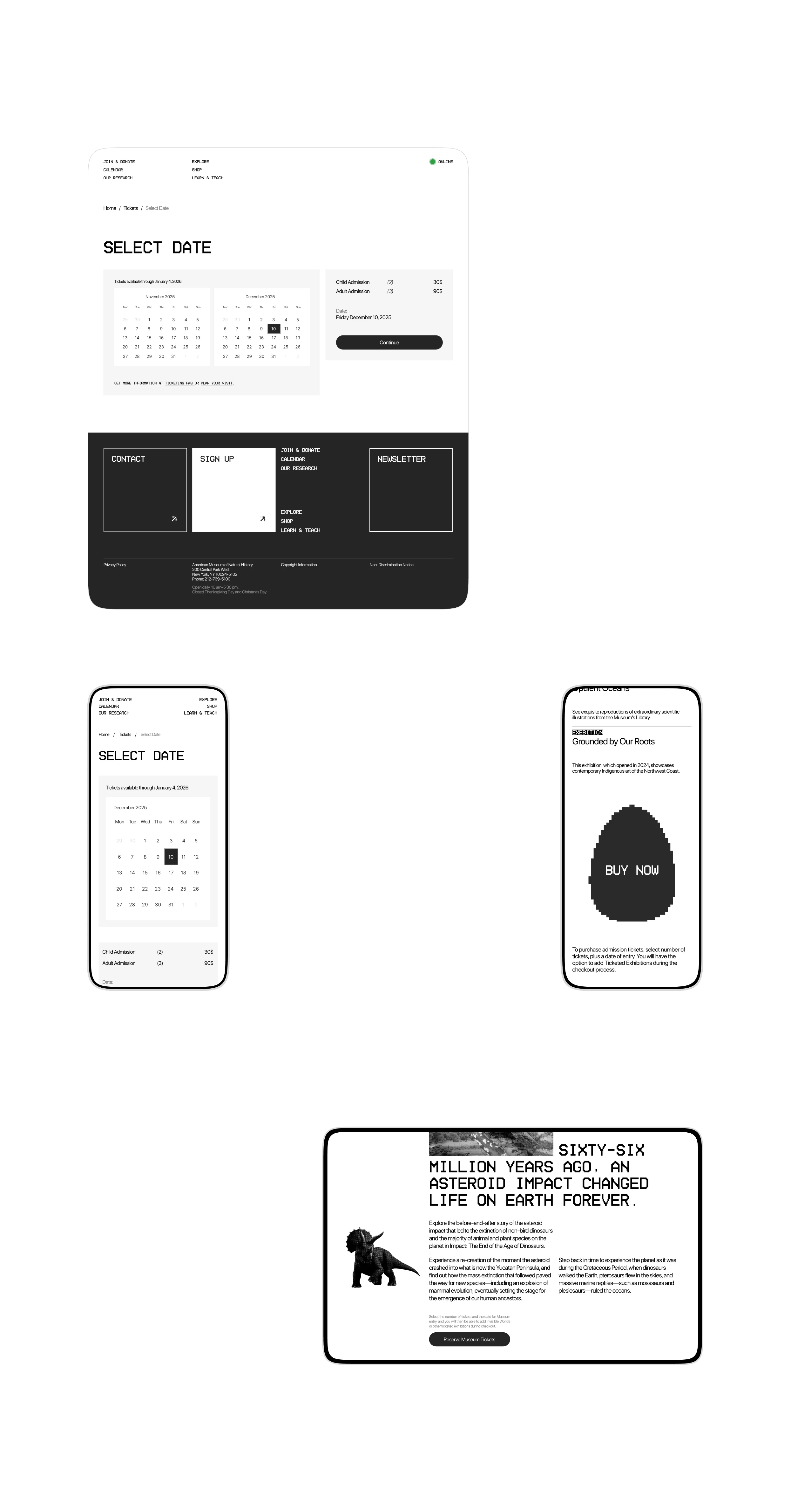 American Museum of Natural History | Website — Изображение №10 — Интерфейсы, Иллюстрация на Dprofile
