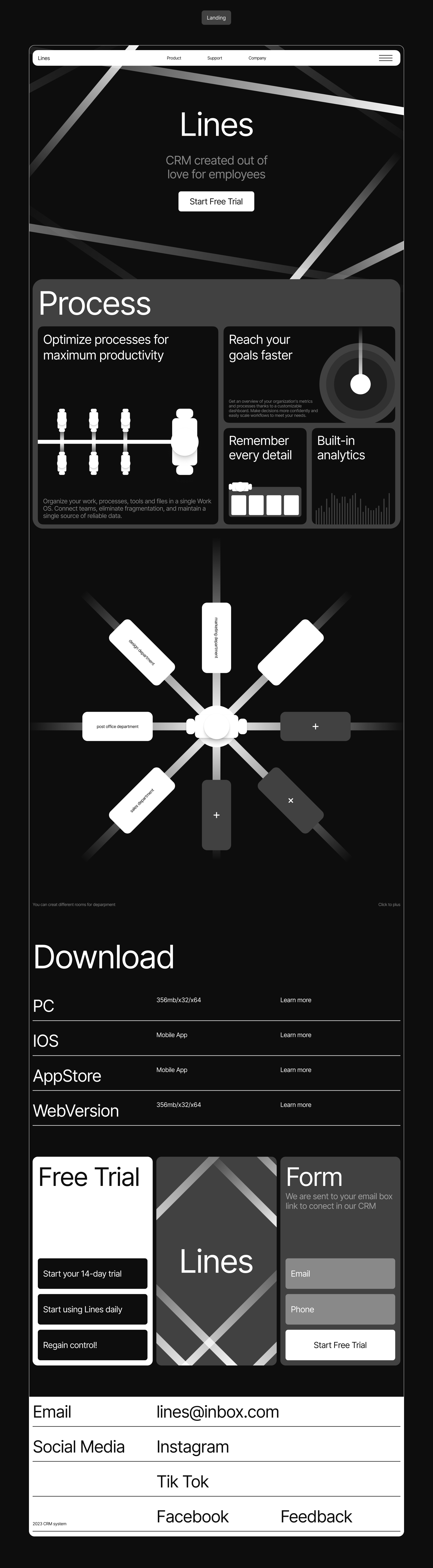 Lines |CRM-system — Изображение №7 — Интерфейсы, Графика на Dprofile