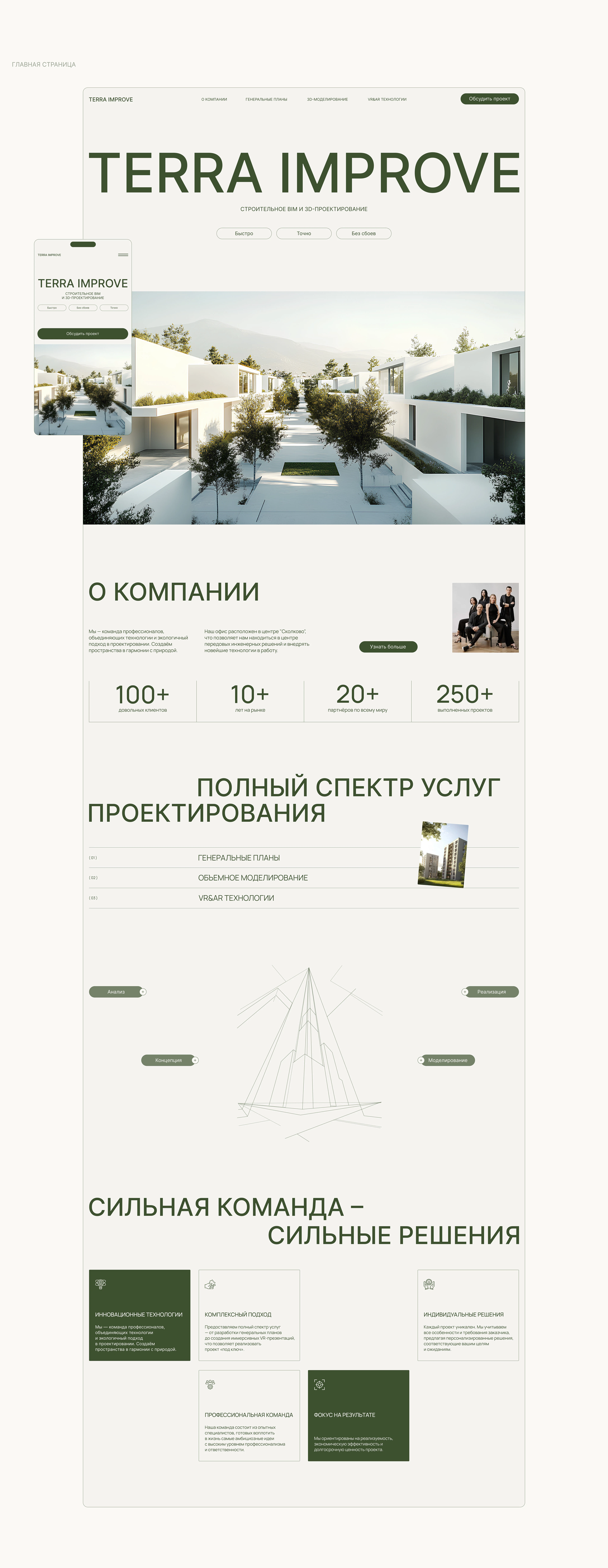 Сайт для архитектурно-строительной компании — Изображение №6 — Интерфейсы на Dprofile