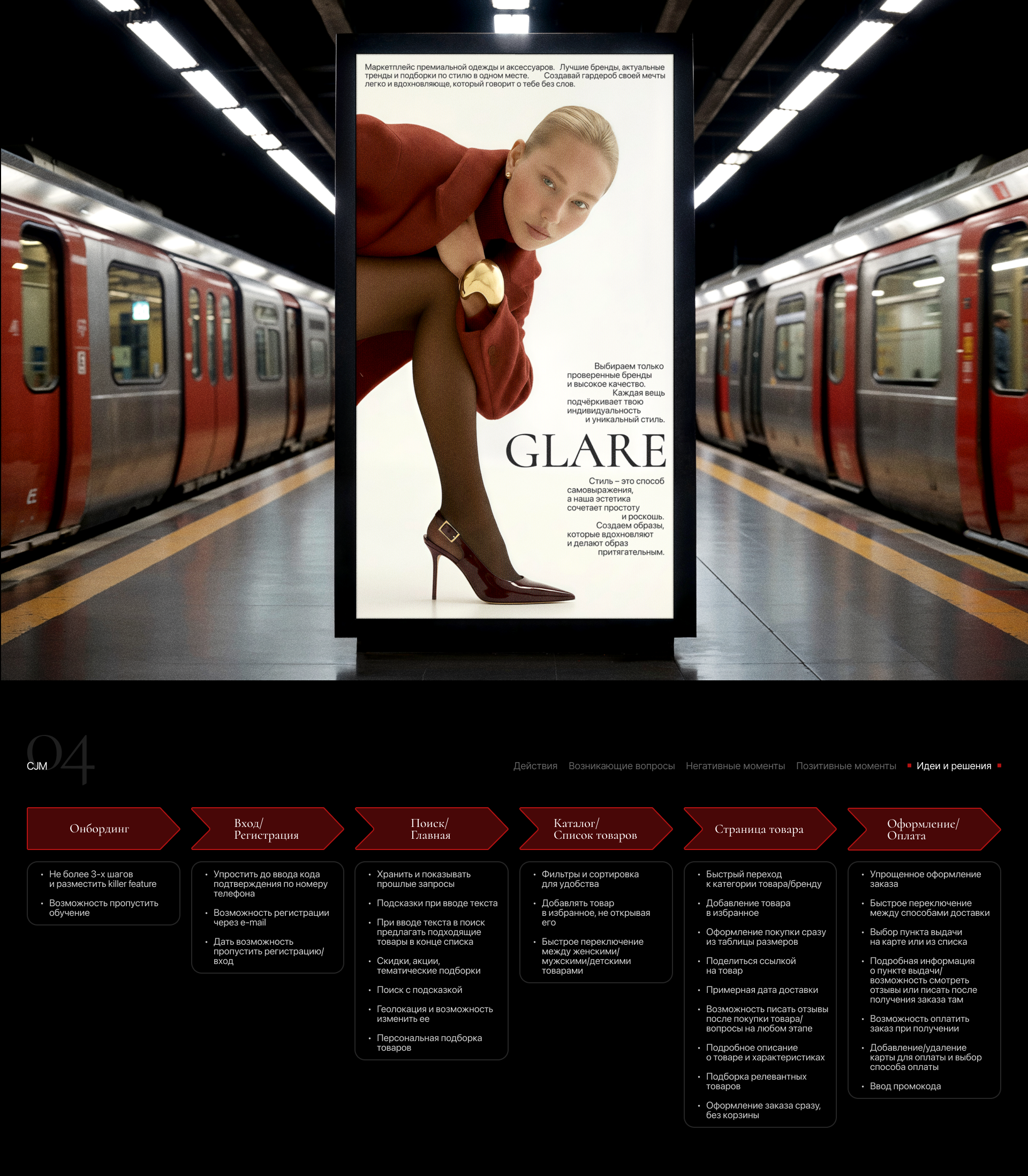 Mobile App Clothing Marketplace GLARE — Изображение №6 — Интерфейсы на Dprofile