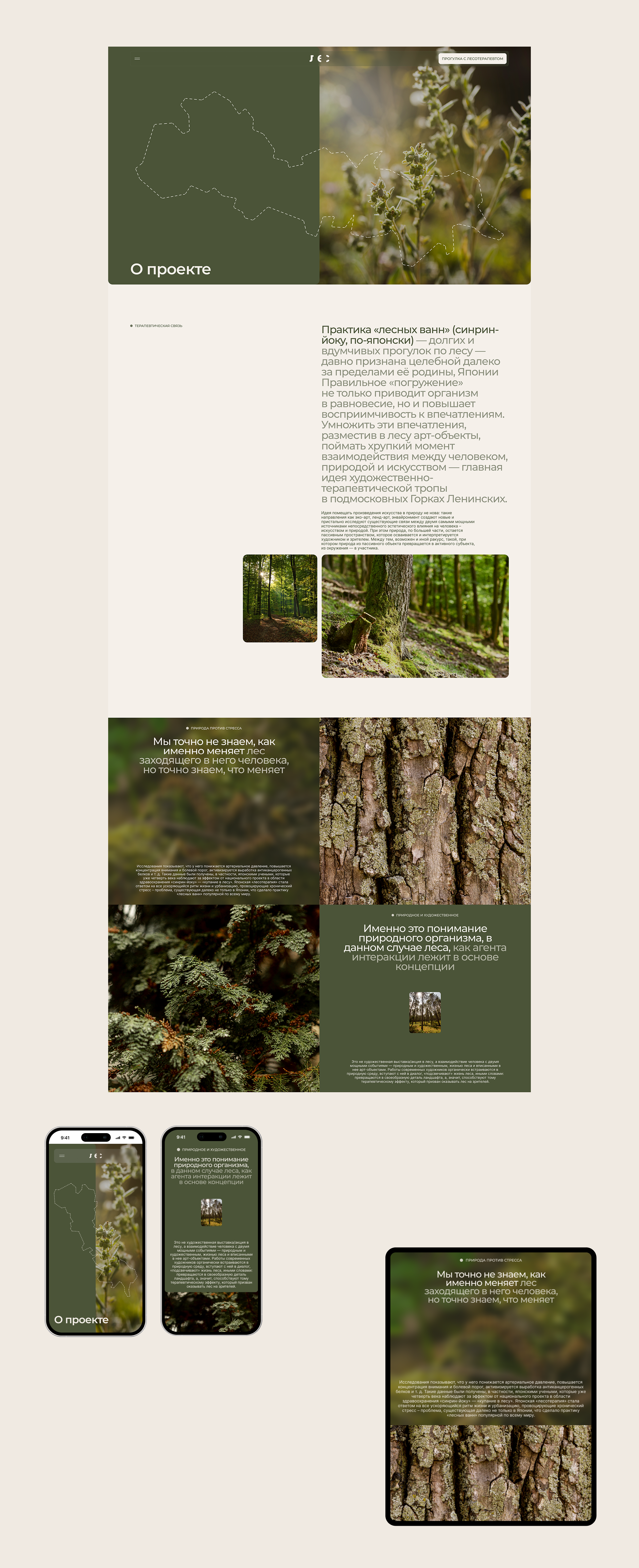 ЛЕС |Промо-сайт — Изображение №10 — Интерфейсы, Анимация на Dprofile