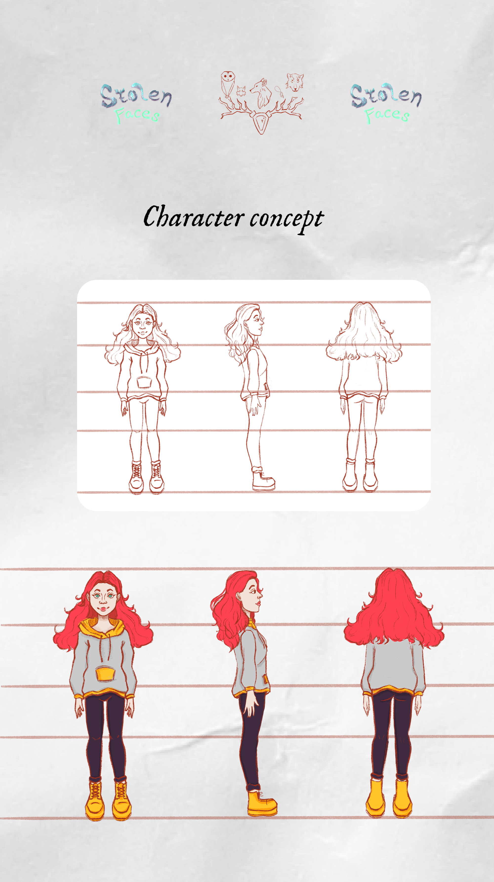 Графическая новелла «Stolen Faces» — Изображение №3 — Иллюстрация на Dprofile