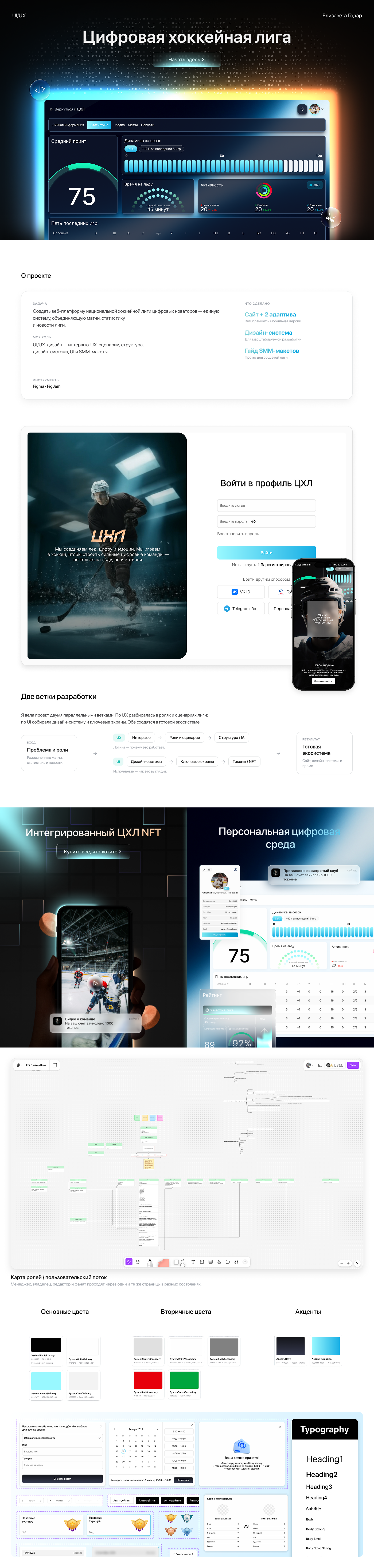 UI/UX | ЦХЛ — Изображение №1 — Интерфейсы на Dprofile