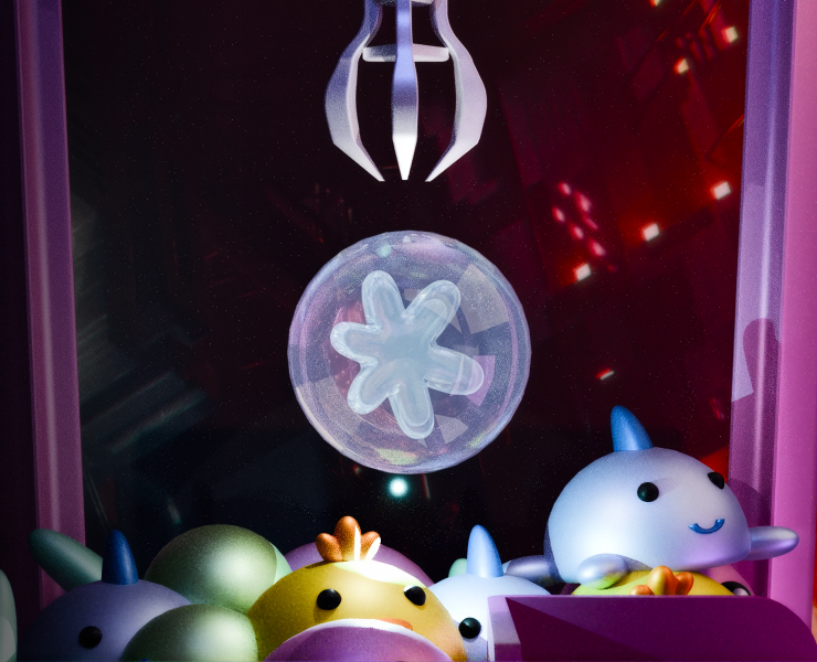 3D | NFT Claw Machine на Dprofile