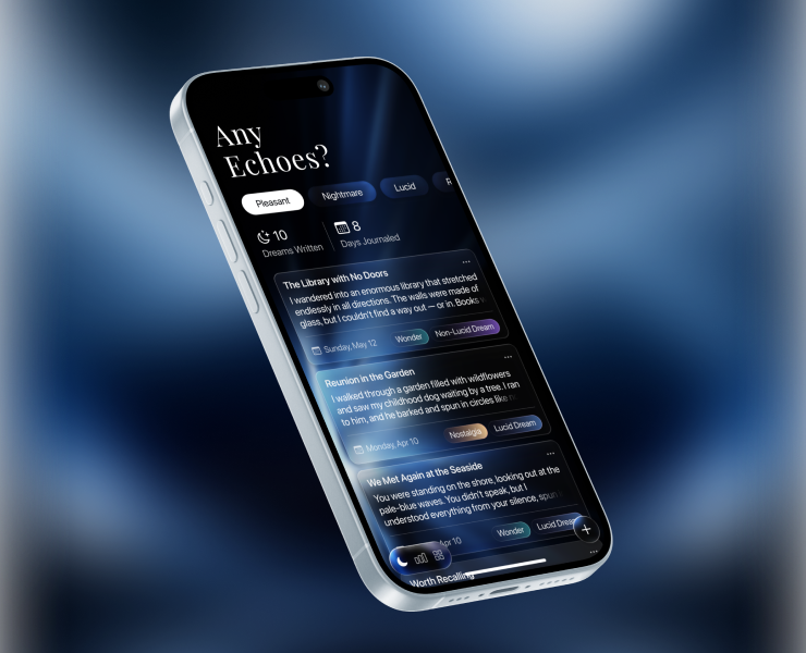 UI/UX | Dream Journal на Dprofile