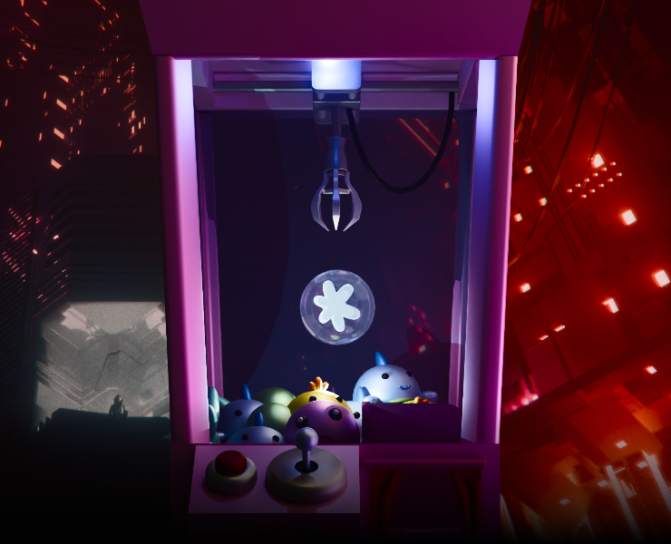 3D | NFT Claw Machine на Dprofile
