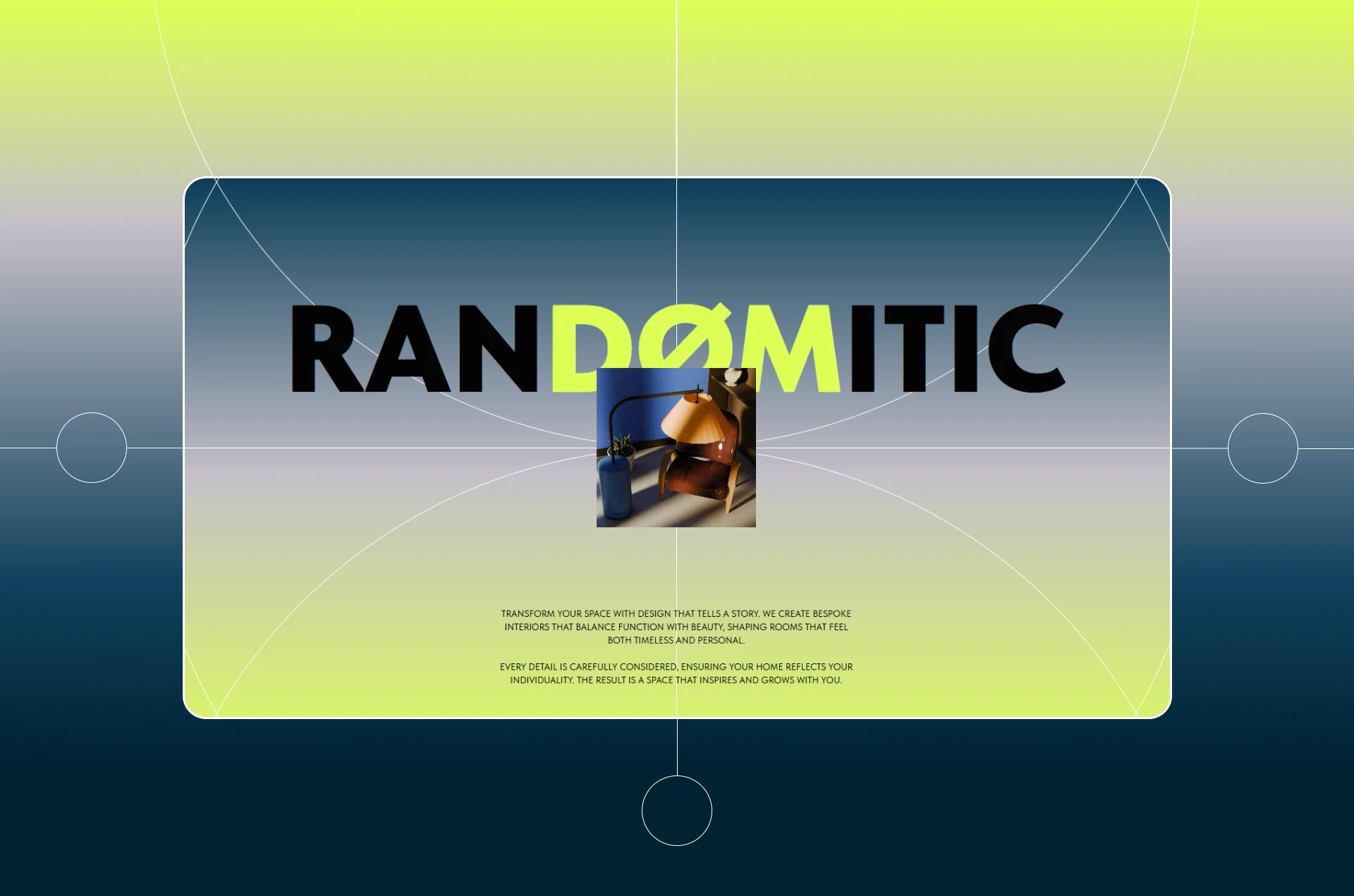 RANDØMITIC | Лендинг для дизайн-студии — Изображение №4 — Интерфейсы на Dprofile