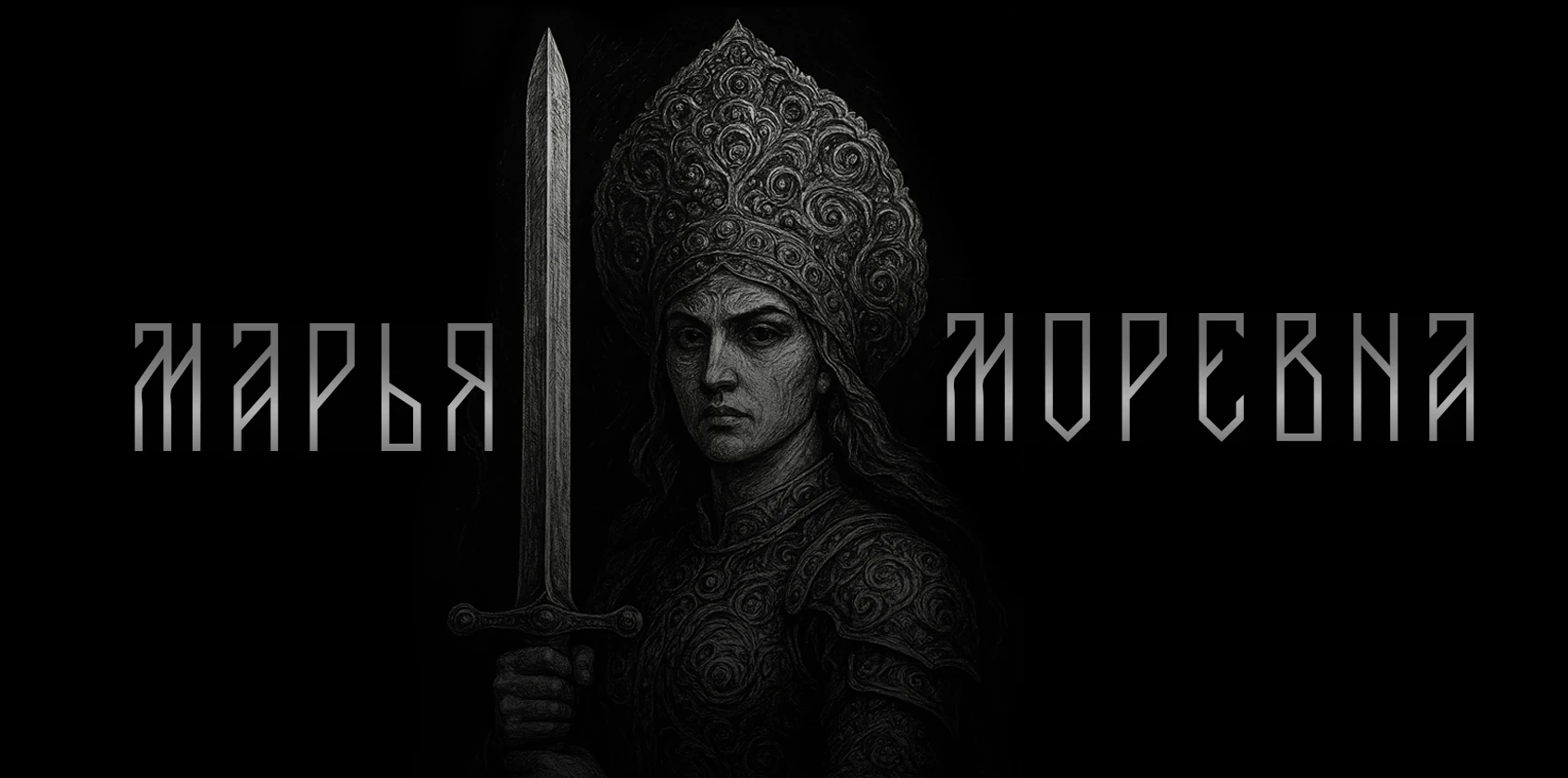 Шрифт Кириллица Латиница Железная Дева Вязь — Изображение №2 — Графика на Dprofile