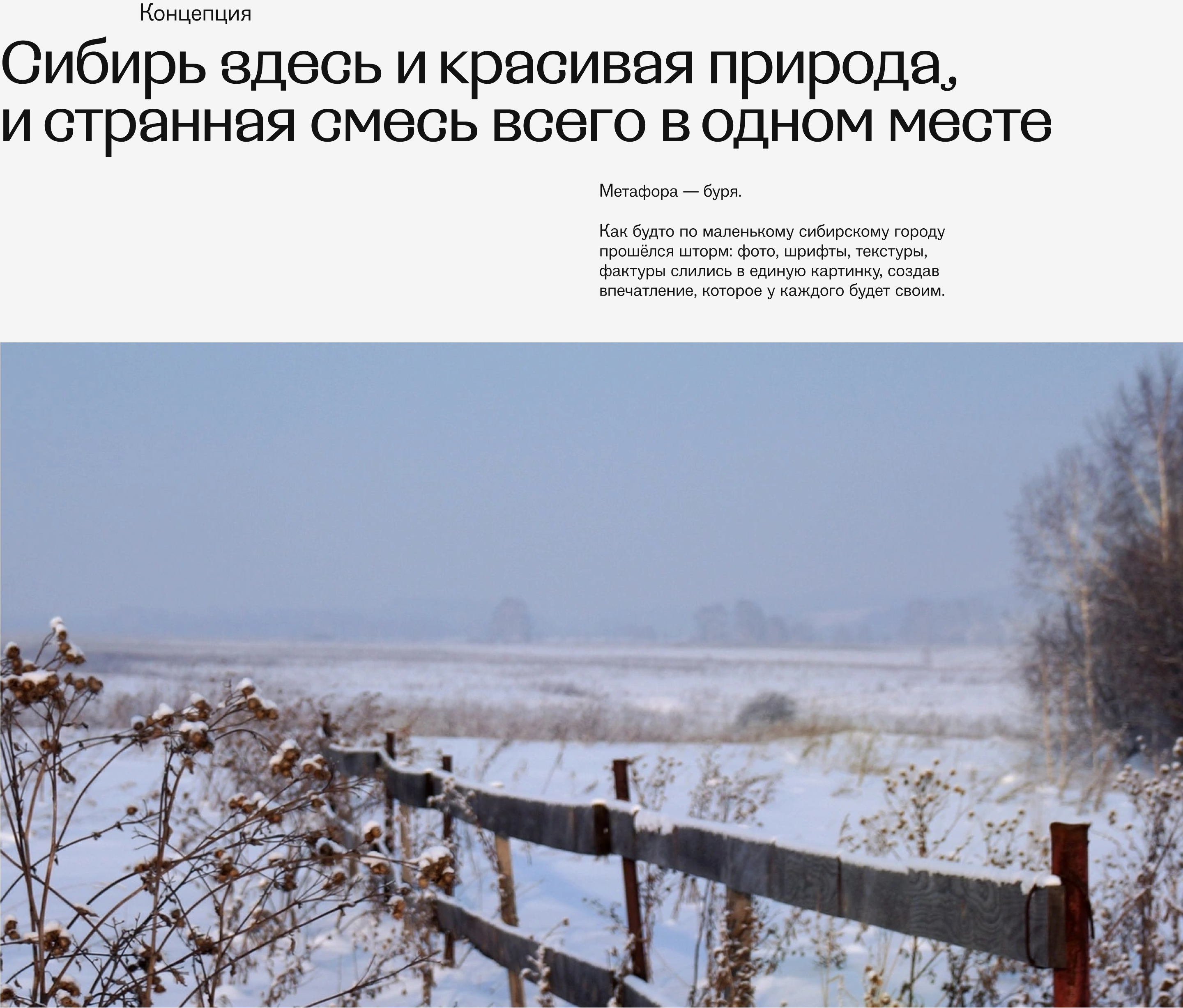 Серия постеров «Сибирь» — Изображение №3 — Графика на Dprofile