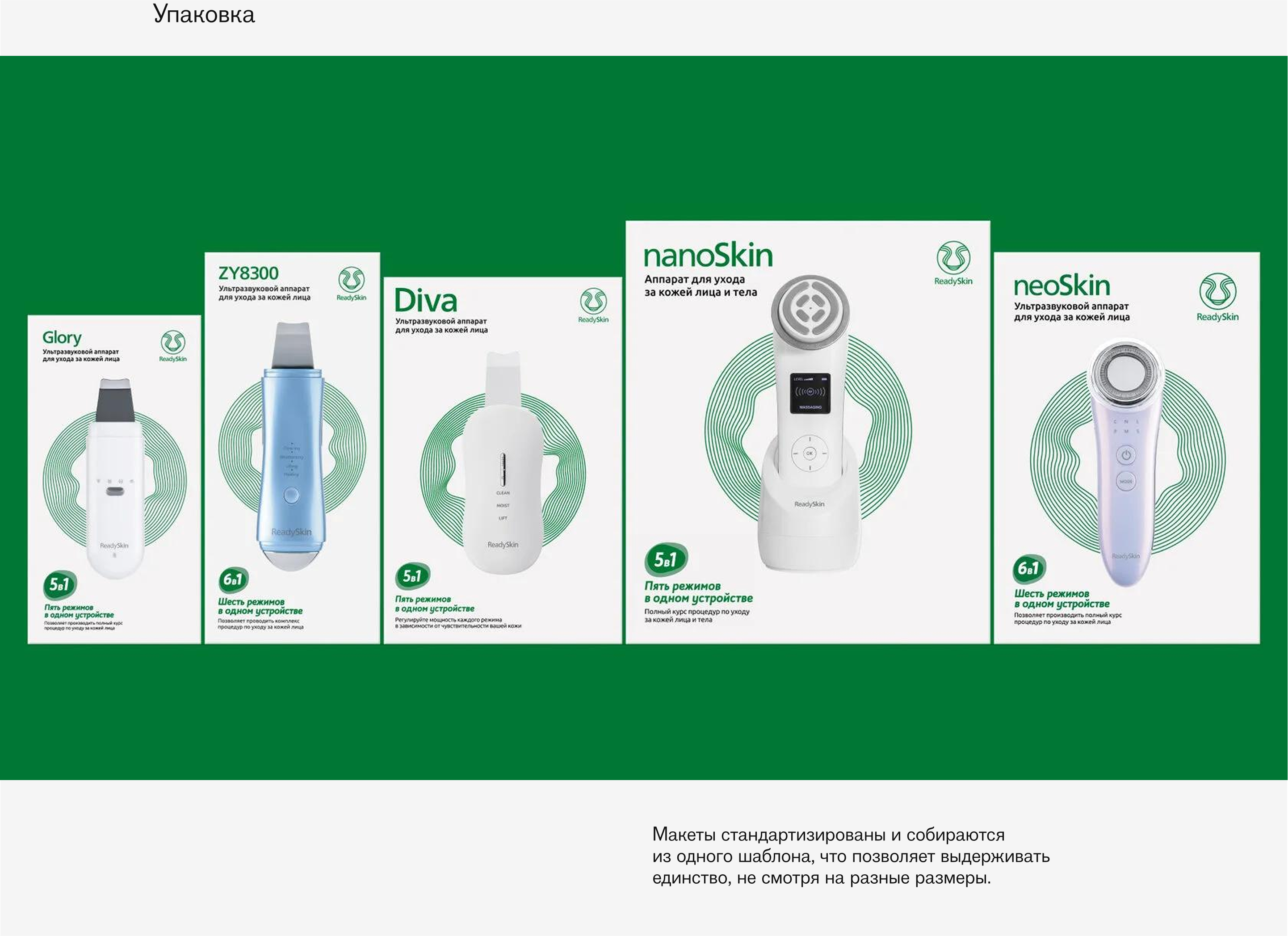 Айдентика ReadySkin — Изображение №31 — Брендинг, Графика на Dprofile