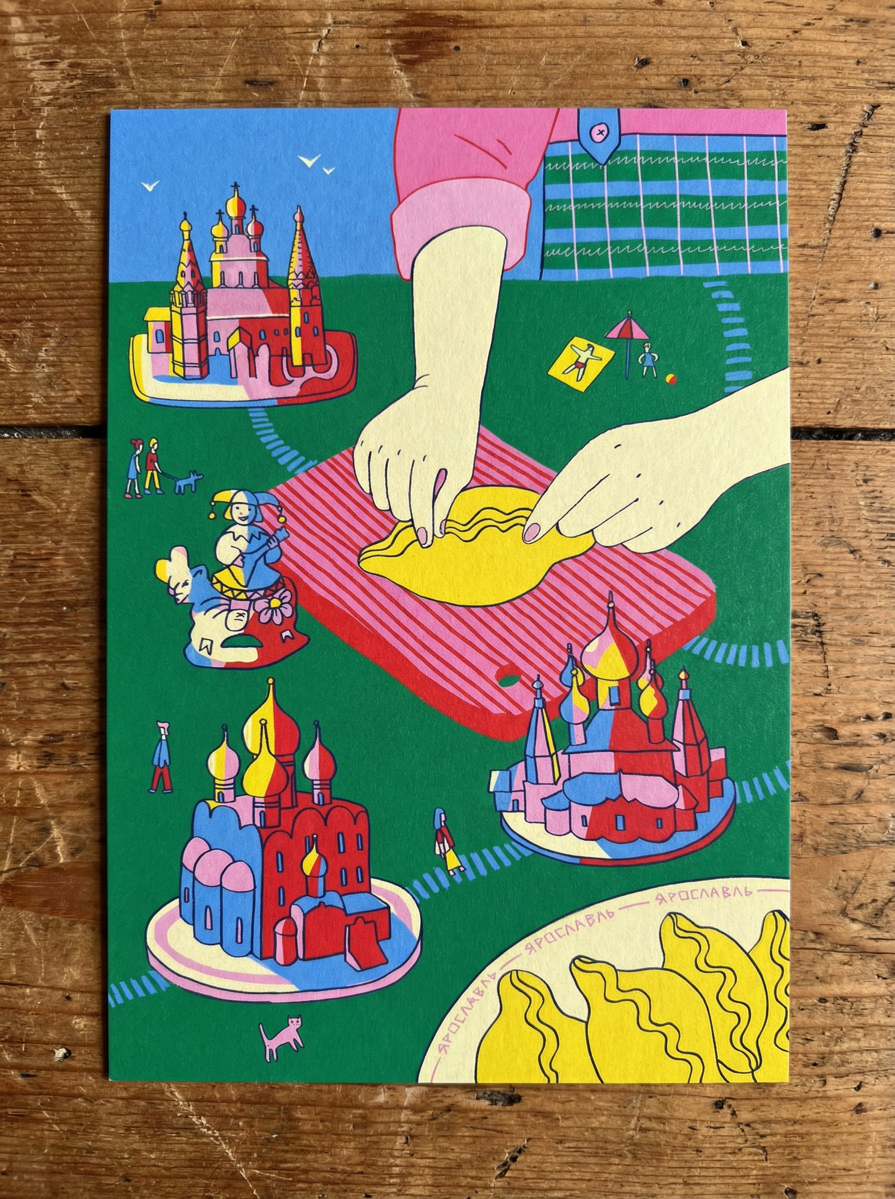 Руками города | открытки — Изображение №17 — Иллюстрация, Графика на Dprofile