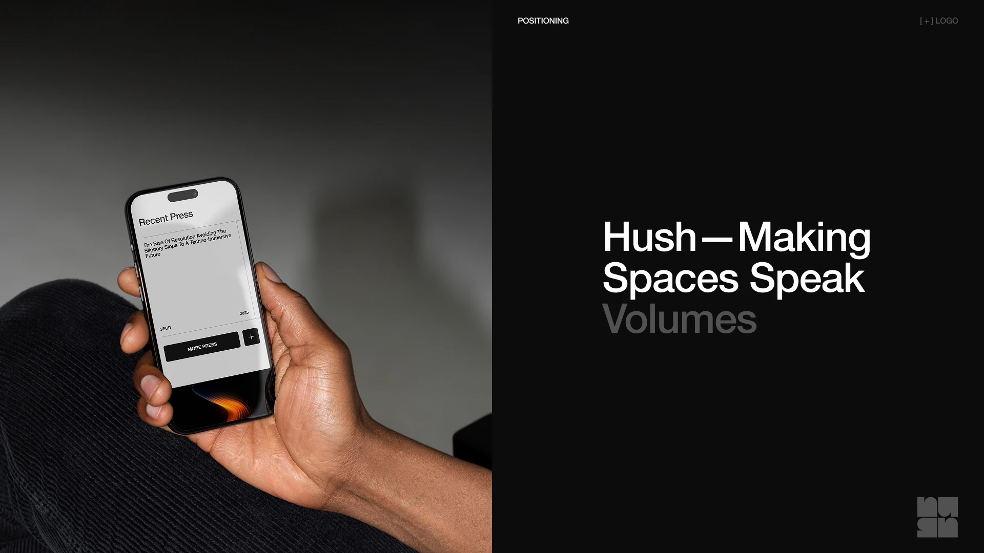 Hush Studio — Website — Изображение №8 — Интерфейсы на Dprofile