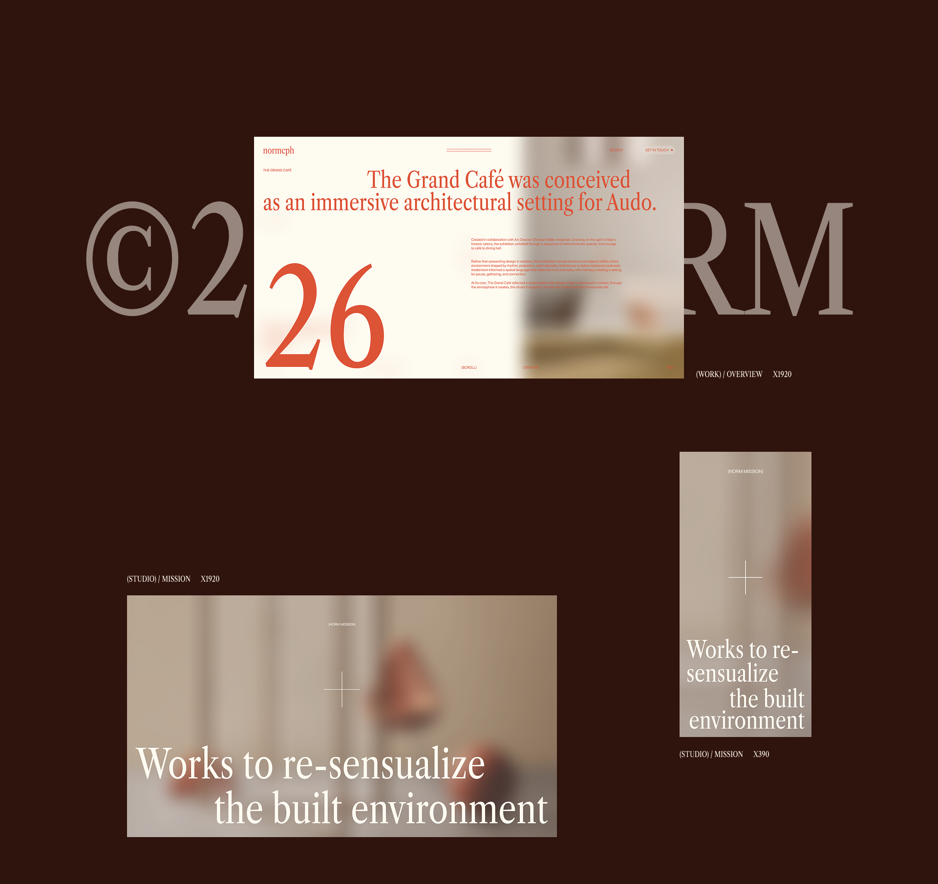 Norm Architects — Website (Re) — Изображение №7 — Интерфейсы, Брендинг на Dprofile