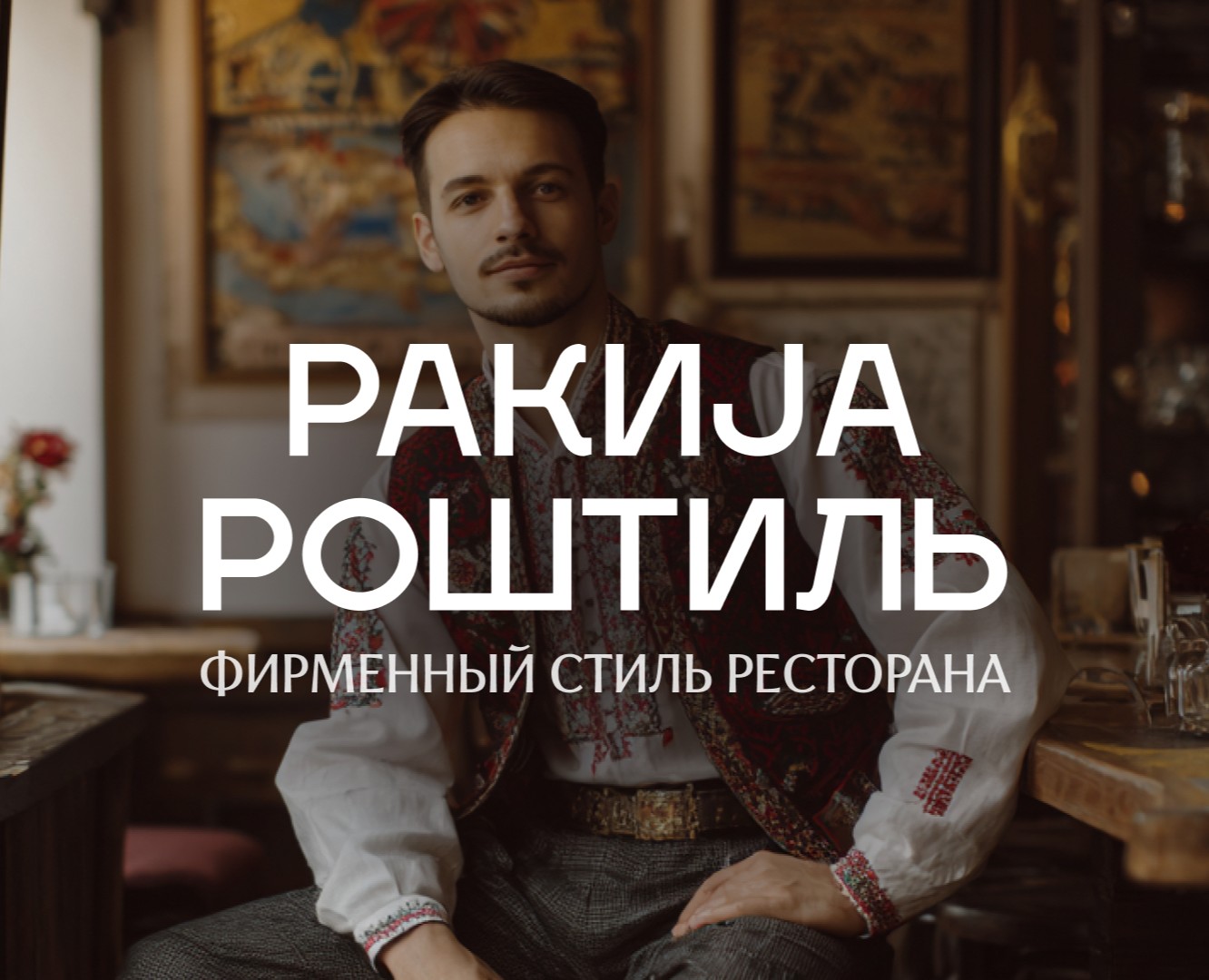 Ракиja Роштиль | Фирменный стиль ресторана на Dprofile