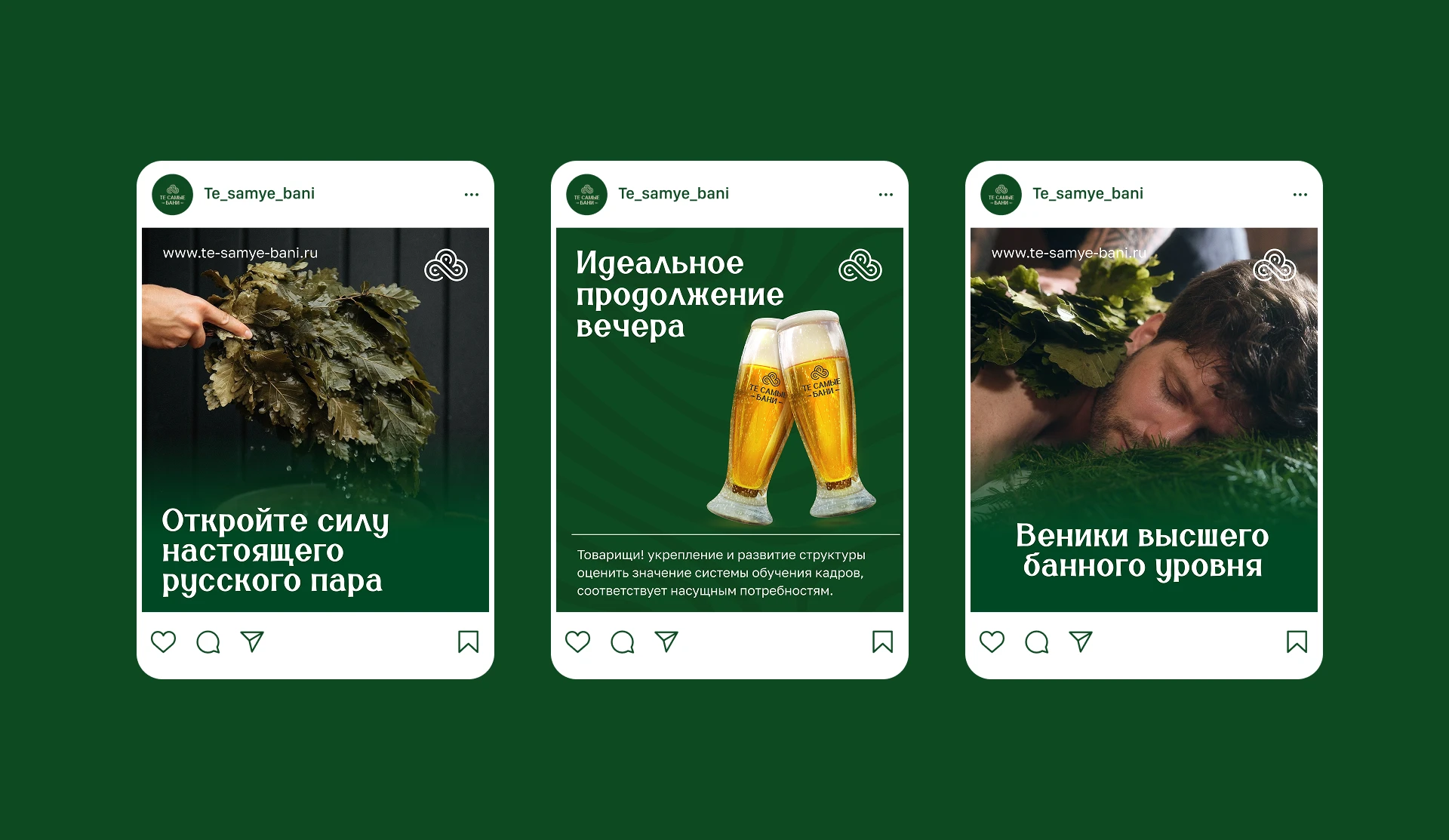 Те самые бани - bath complex branding, logo — Изображение №19 — Брендинг, Графика на Dprofile