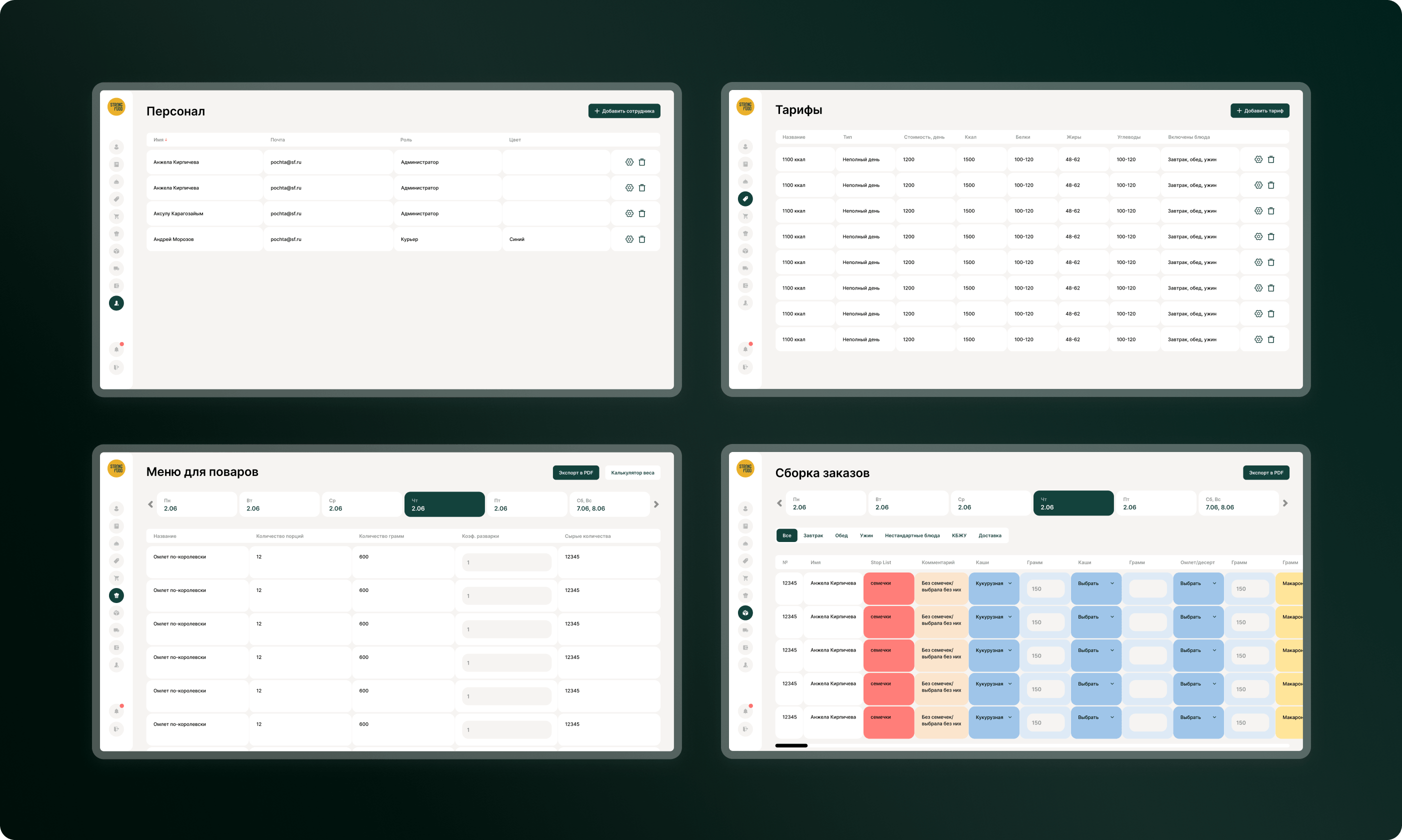 Проектирование и дизайн CRM-системы — Изображение №12 — Интерфейсы на Dprofile