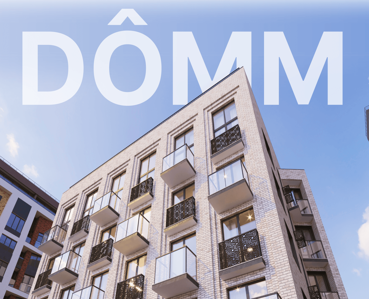 DOMM — сайт жилого комплекса на Dprofile