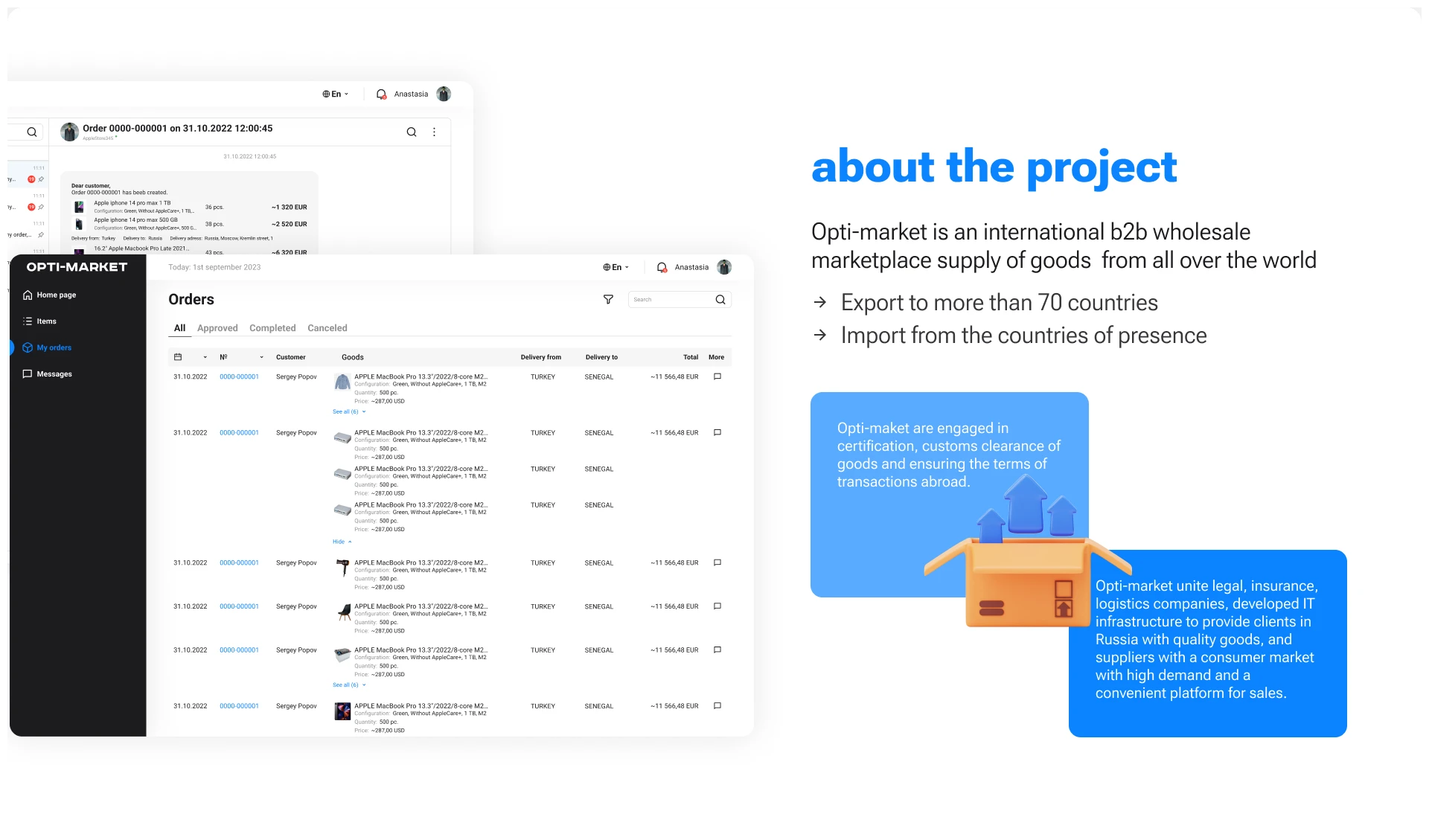 b2b маркетплейс — Изображение №2 — Интерфейсы на Dprofile