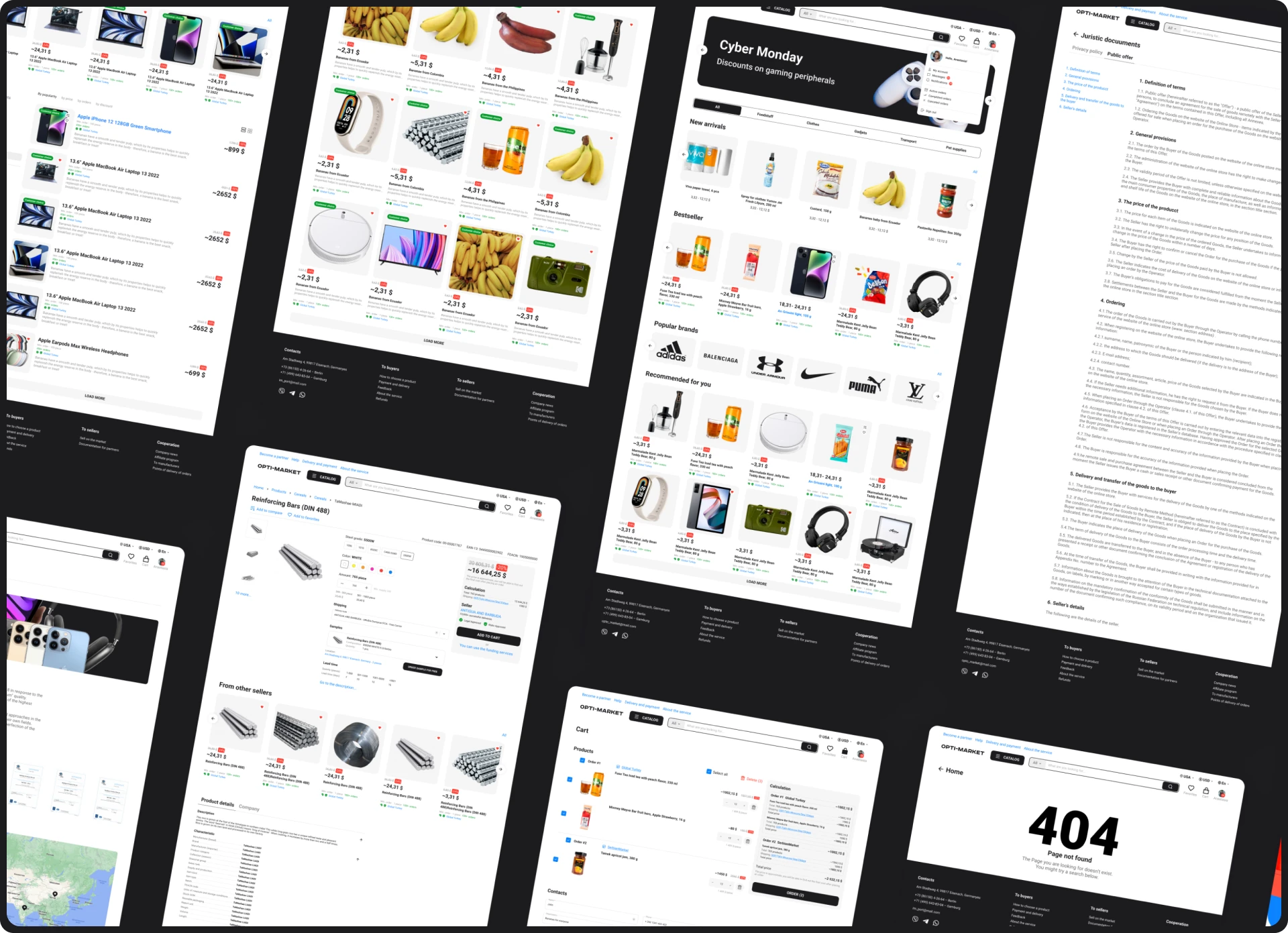 b2b маркетплейс — Изображение №5 — Интерфейсы на Dprofile