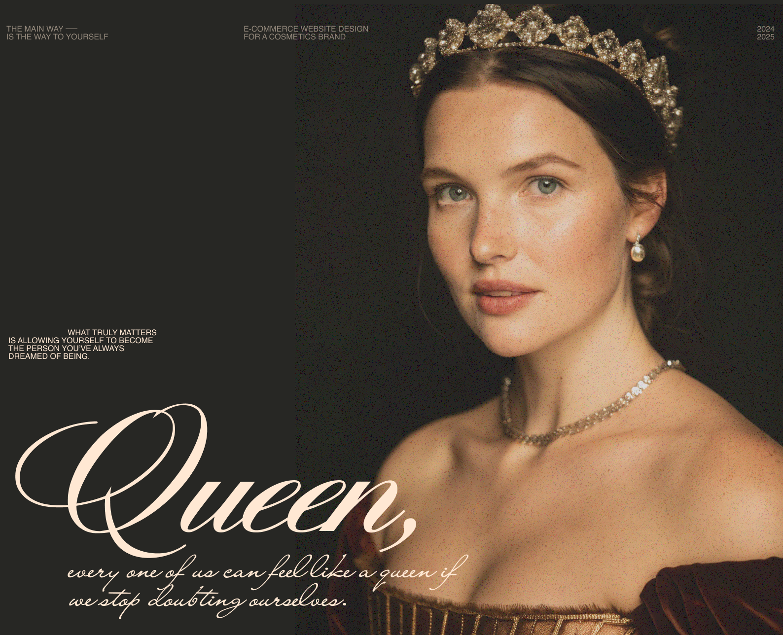 E-commerce website design for brand 4QUEENS — Интерфейсы, Брендинг на Dprofile