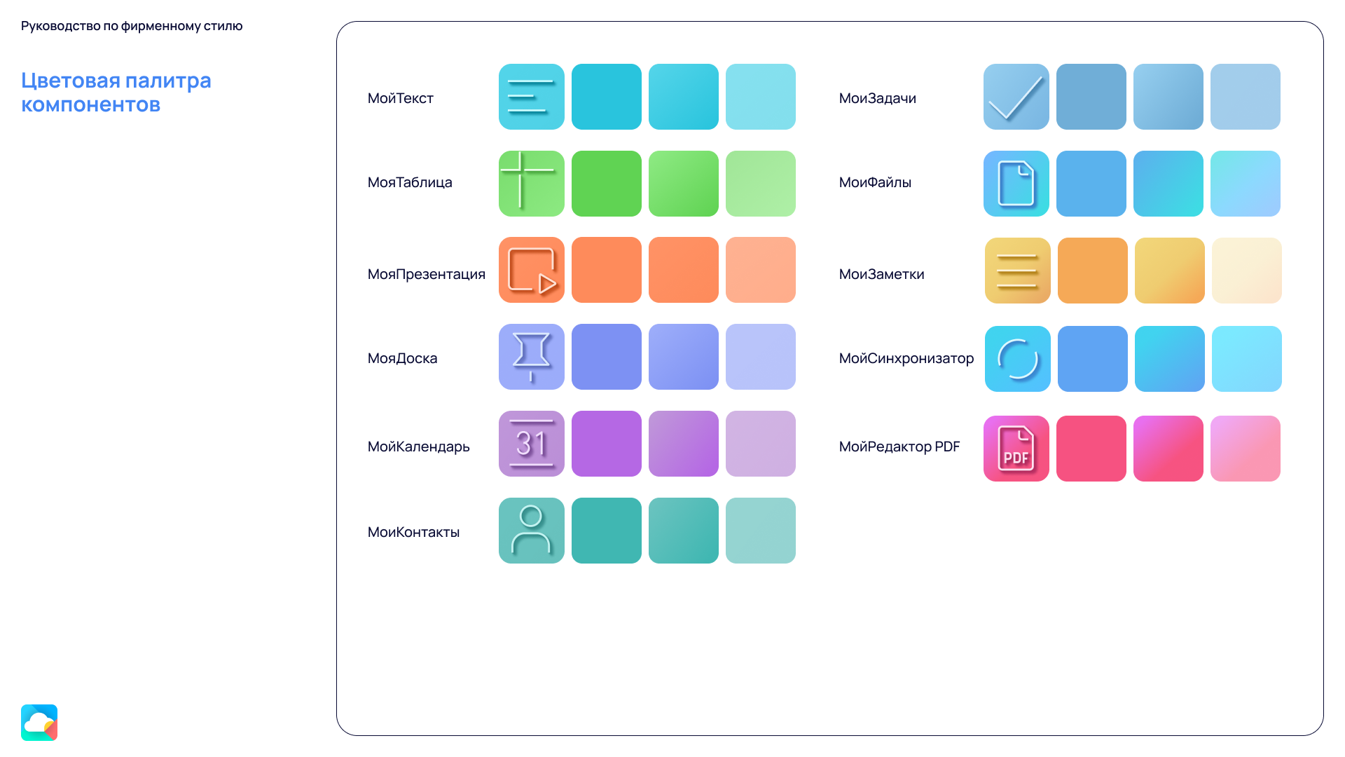 Визуальная система МойОфис (Рестайлинг)) — Изображение №23 — Брендинг на Dprofile