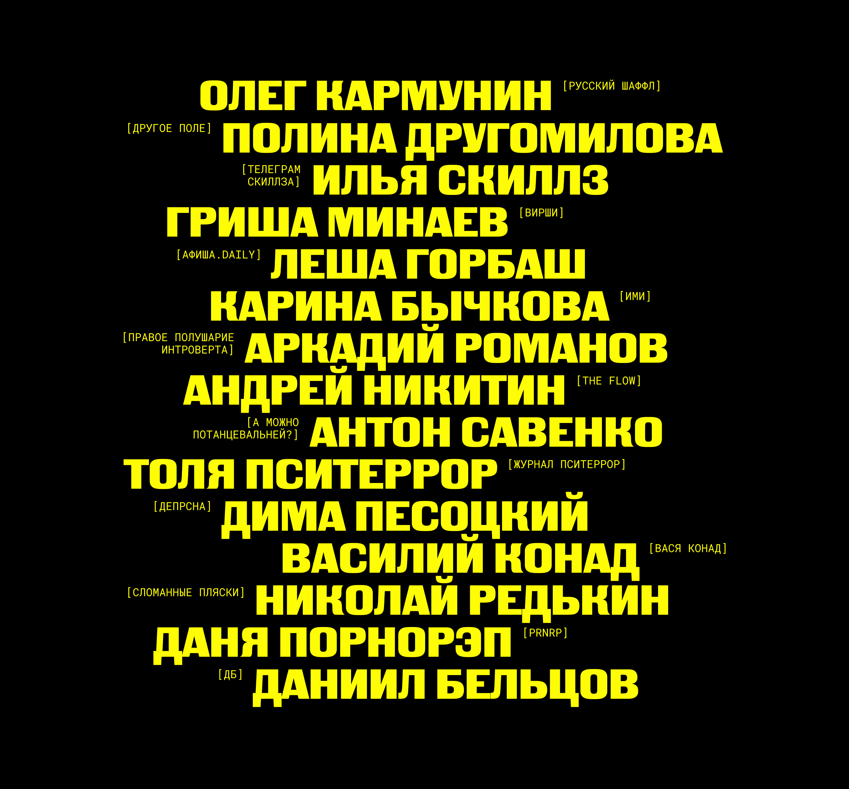 Фестиваль «Беседы о русском рэпе» — Изображение №5 — Интерфейсы, Брендинг на Dprofile