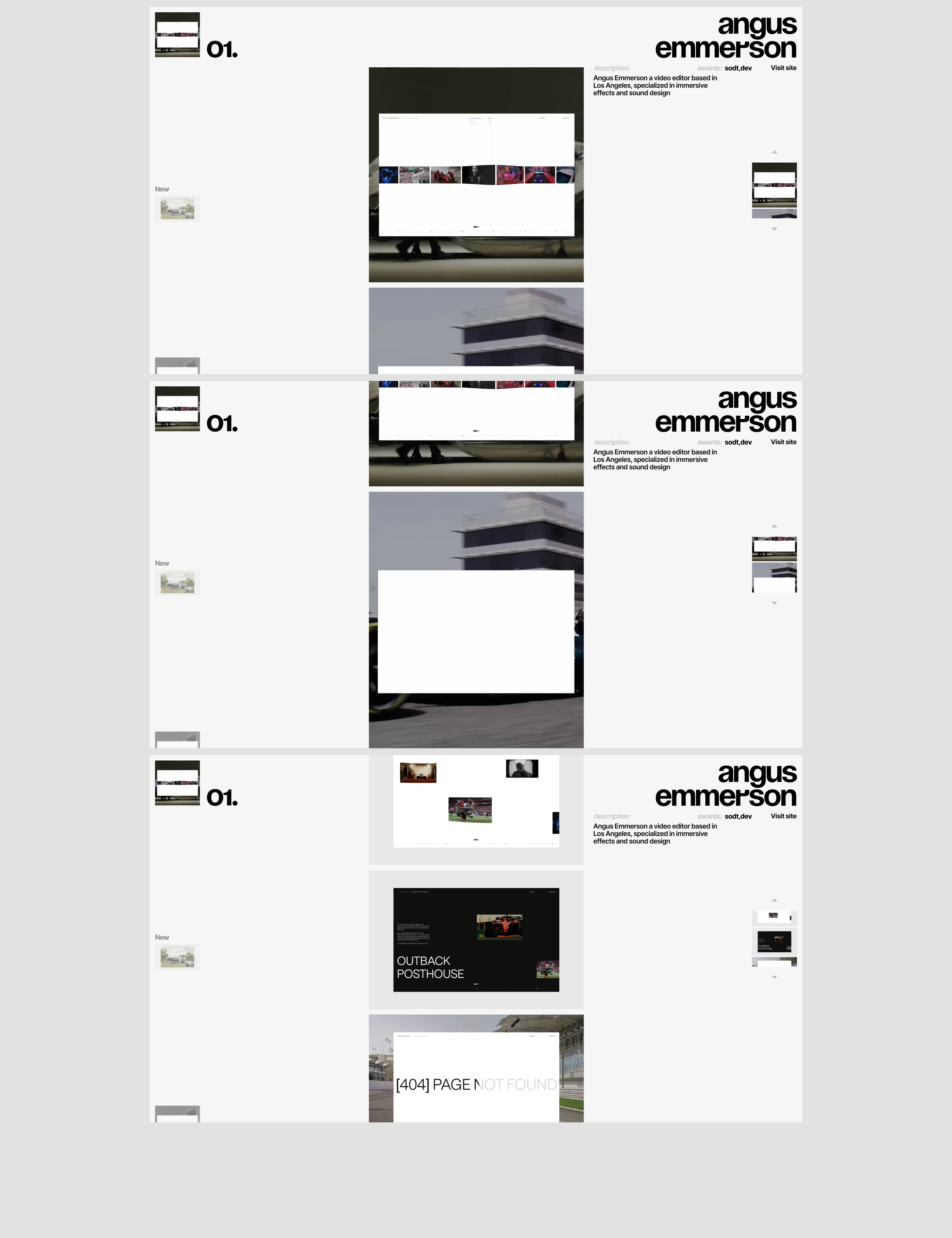 Portfolio website for website developer — Изображение №6 — Интерфейсы, Маркетинг на Dprofile