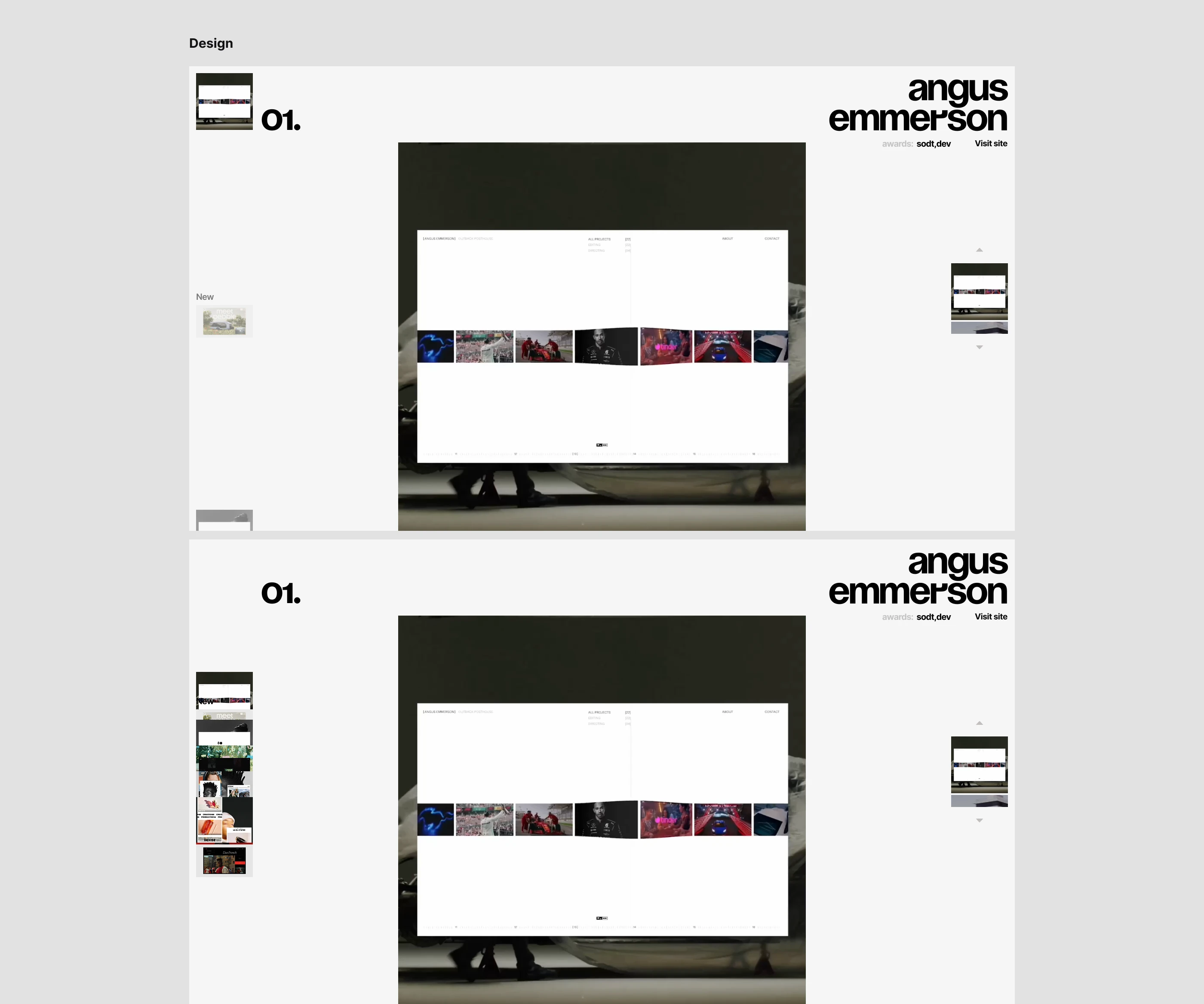 Portfolio website for website developer — Изображение №5 — Интерфейсы, Маркетинг на Dprofile