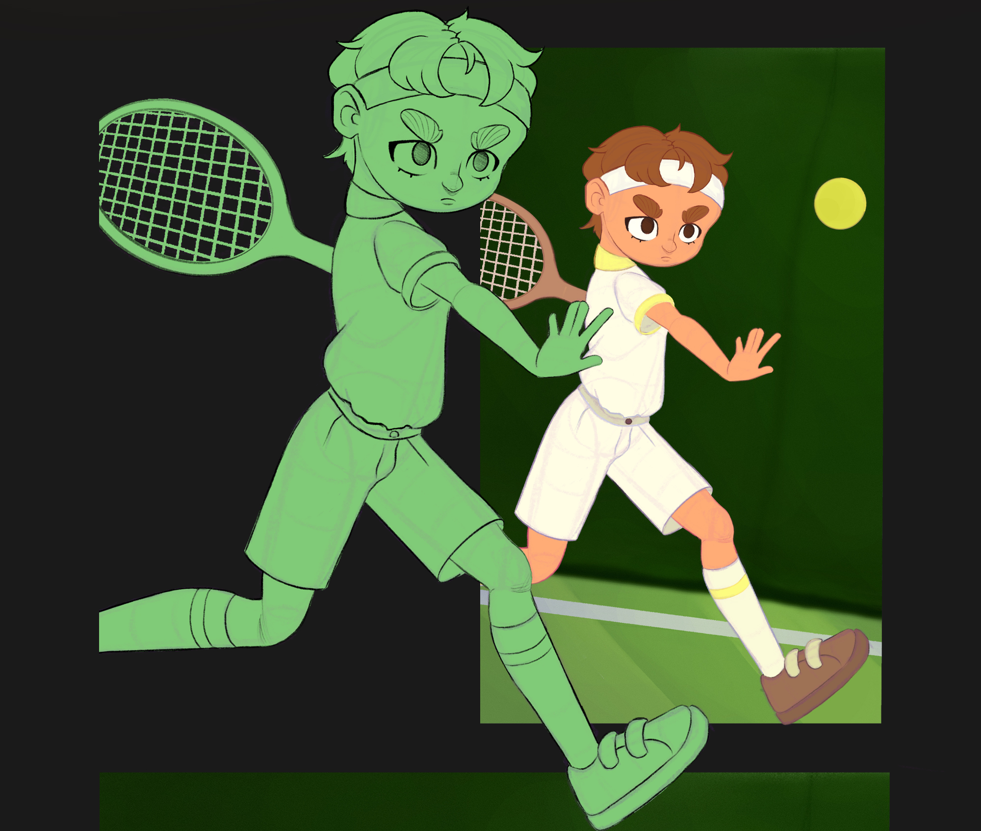 Дети - спортсмены / дизайн персонажей — Изображение №4 — Иллюстрация на Dprofile