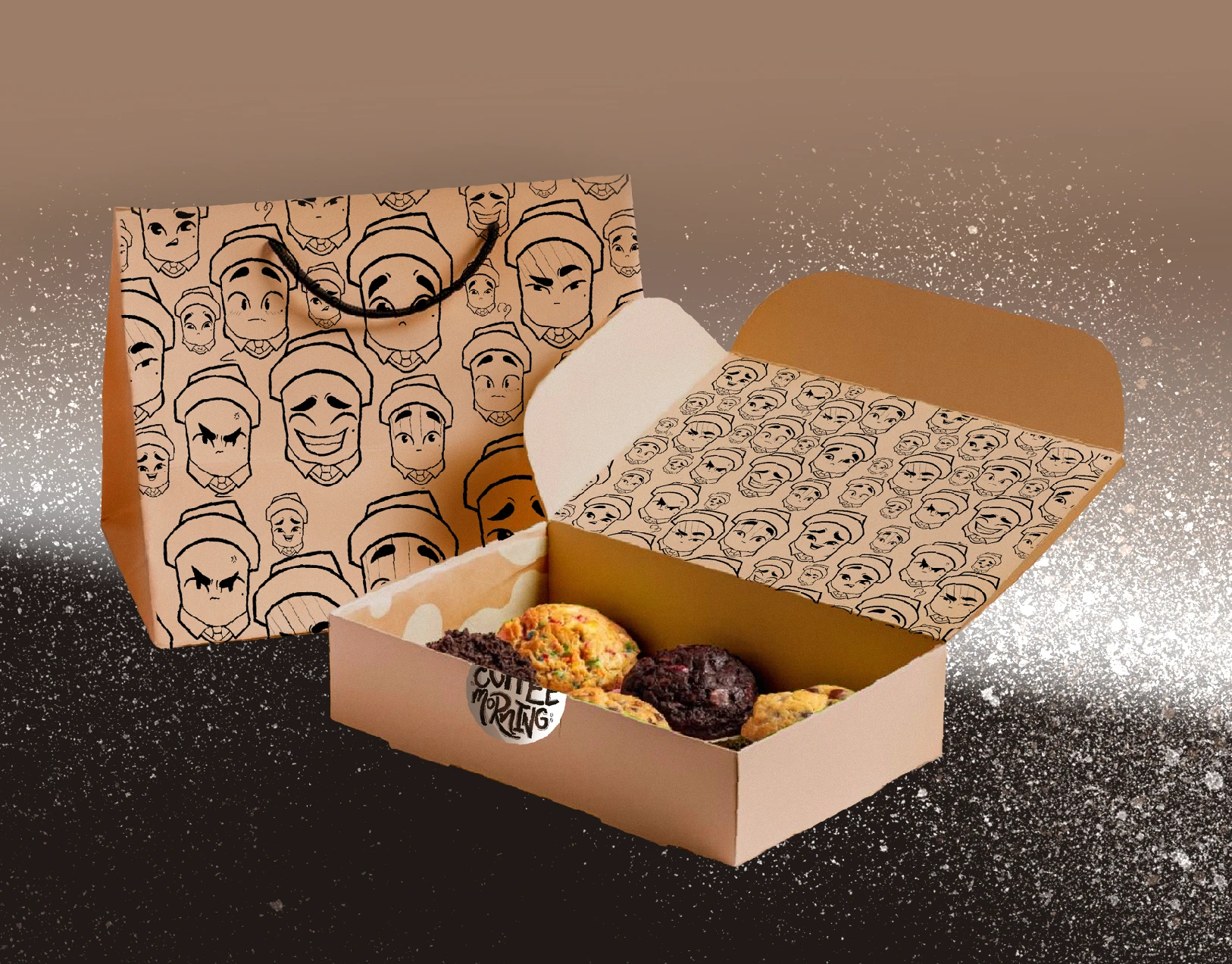 Маскот для кофейни — Изображение №9 — Брендинг, Иллюстрация на Dprofile