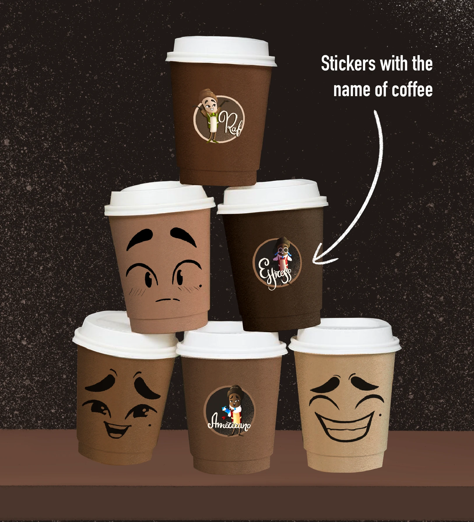 Маскот для кофейни — Изображение №10 — Брендинг, Иллюстрация на Dprofile