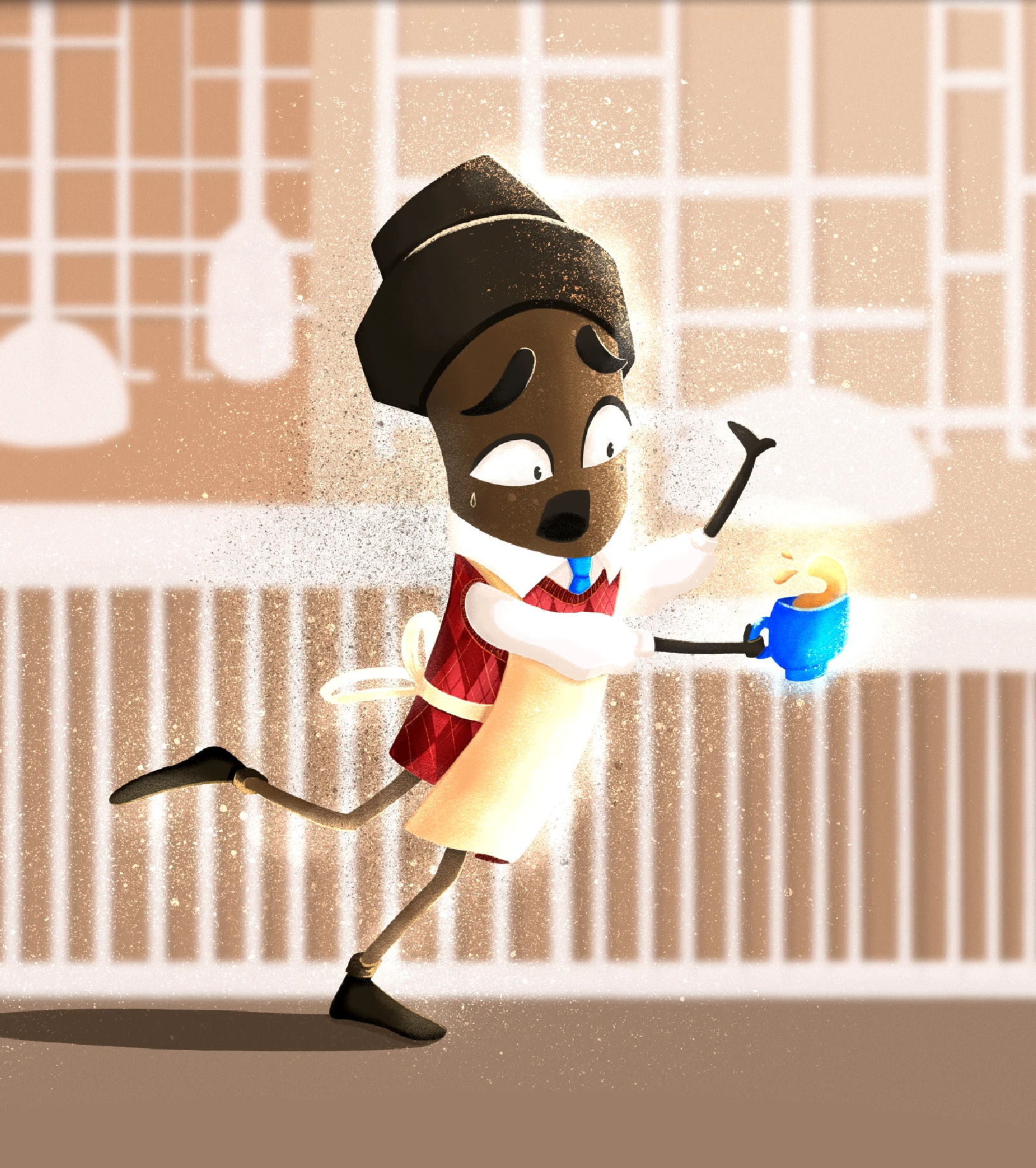 Маскот для кофейни — Изображение №8 — Брендинг, Иллюстрация на Dprofile