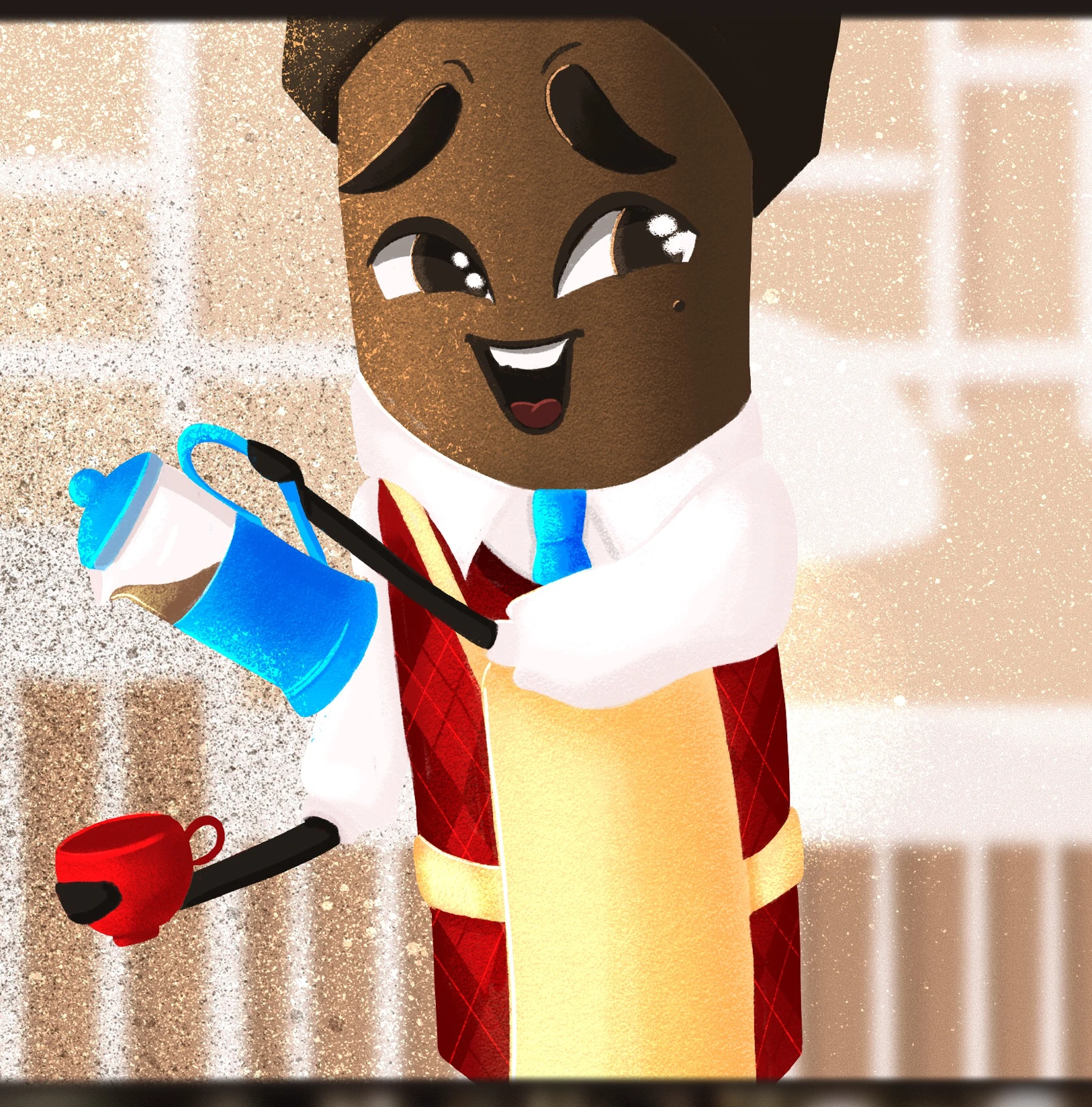 Маскот для кофейни — Изображение №6 — Брендинг, Иллюстрация на Dprofile