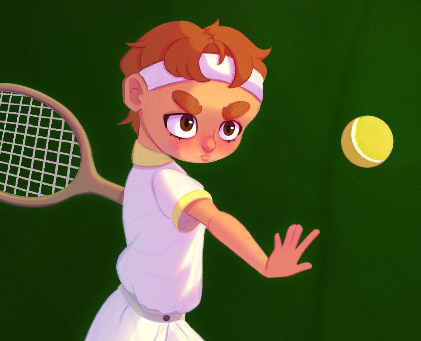 Дети - спортсмены / дизайн персонажей — Иллюстрация на Dprofile